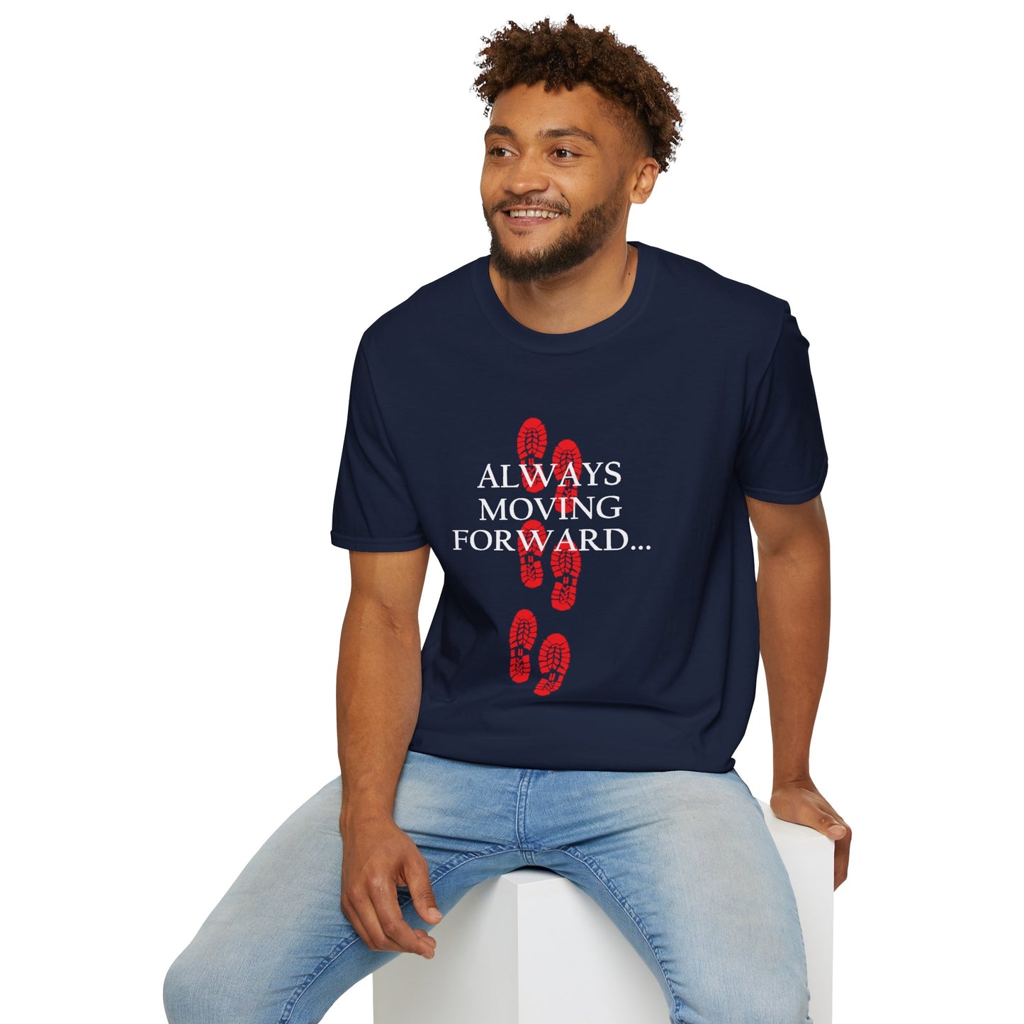 Inspirational T-Shirt for Journey Enthusiasts, Always Moving Forward, Embrace the Journey, Motivational Tee, Gift for Adventurers