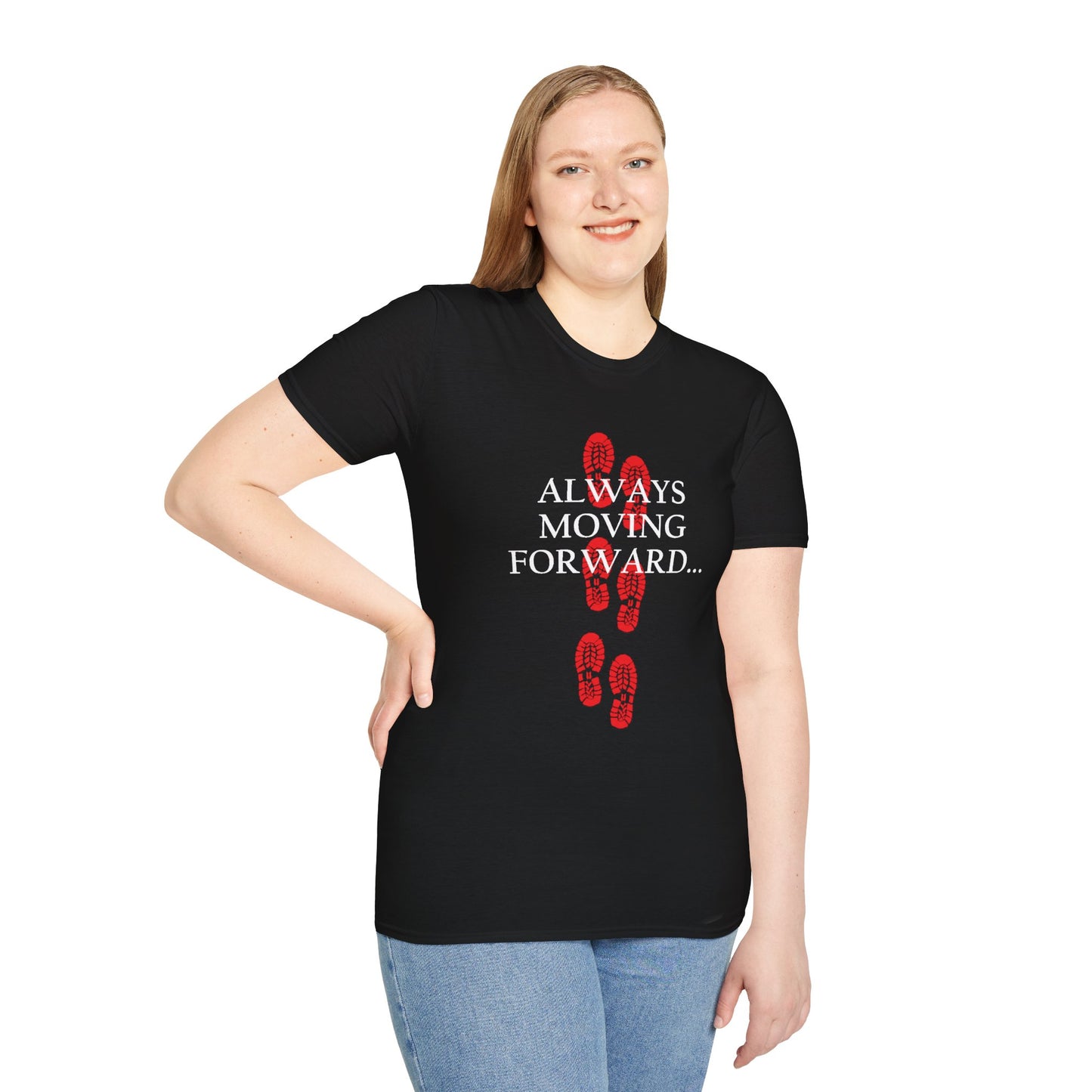 Inspirational T-Shirt for Journey Enthusiasts, Always Moving Forward, Embrace the Journey, Motivational Tee, Gift for Adventurers