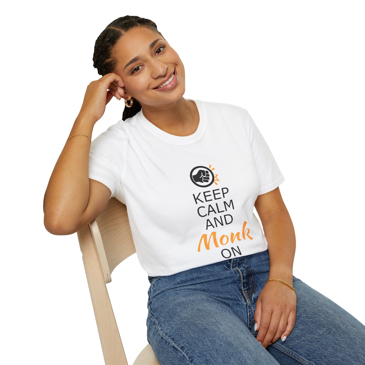 Unisex T-Shirt Keep Calm and Monk On