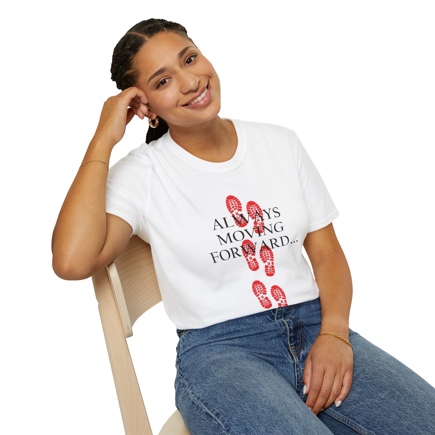 Inspirational T-Shirt for Journey Enthusiasts, Always Moving Forward, Embrace the Journey, Motivational Tee, Gift for Adventurers