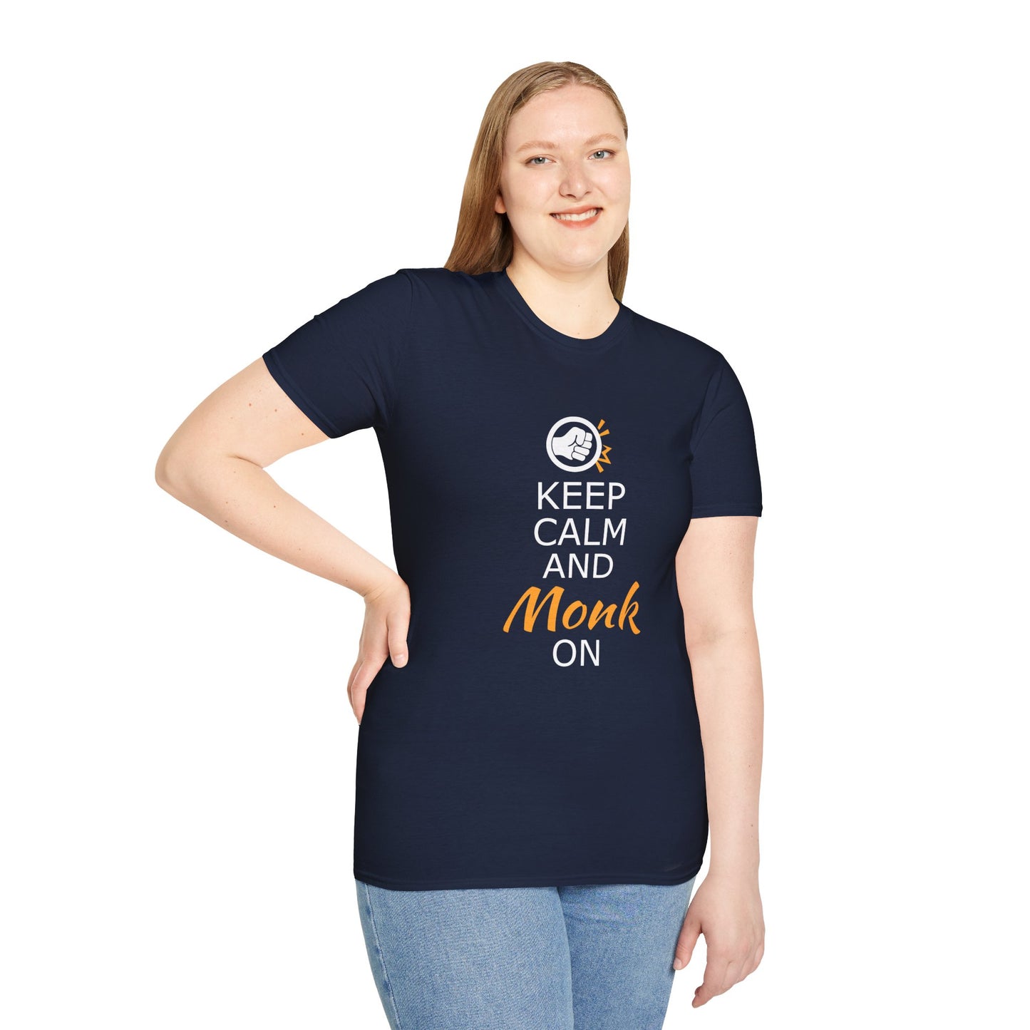 Unisex T-Shirt Keep Calm and Monk On