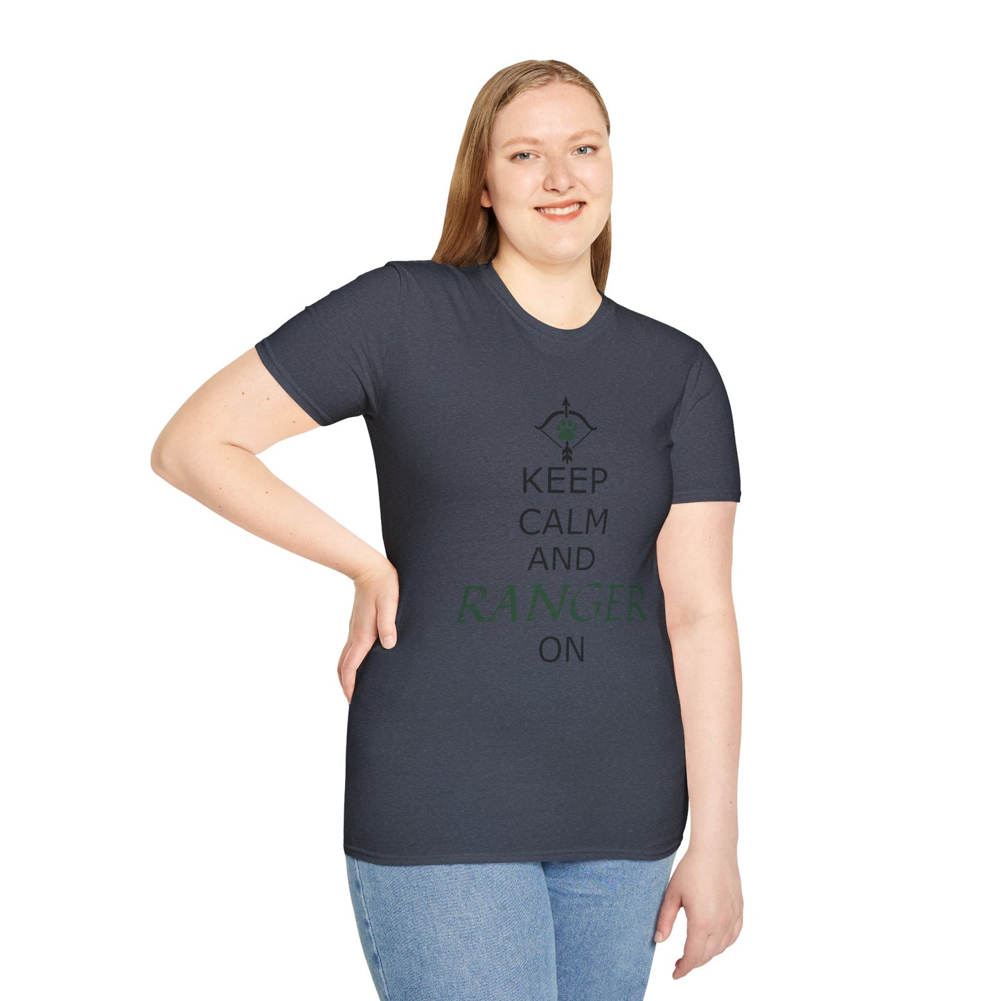 Relaxed Ranger Graphic T-Shirt with Inspiring Quote, Adventure Tee, Nature Lover Shirt, Gift for Outdoorsy Friends, Camping Apparel