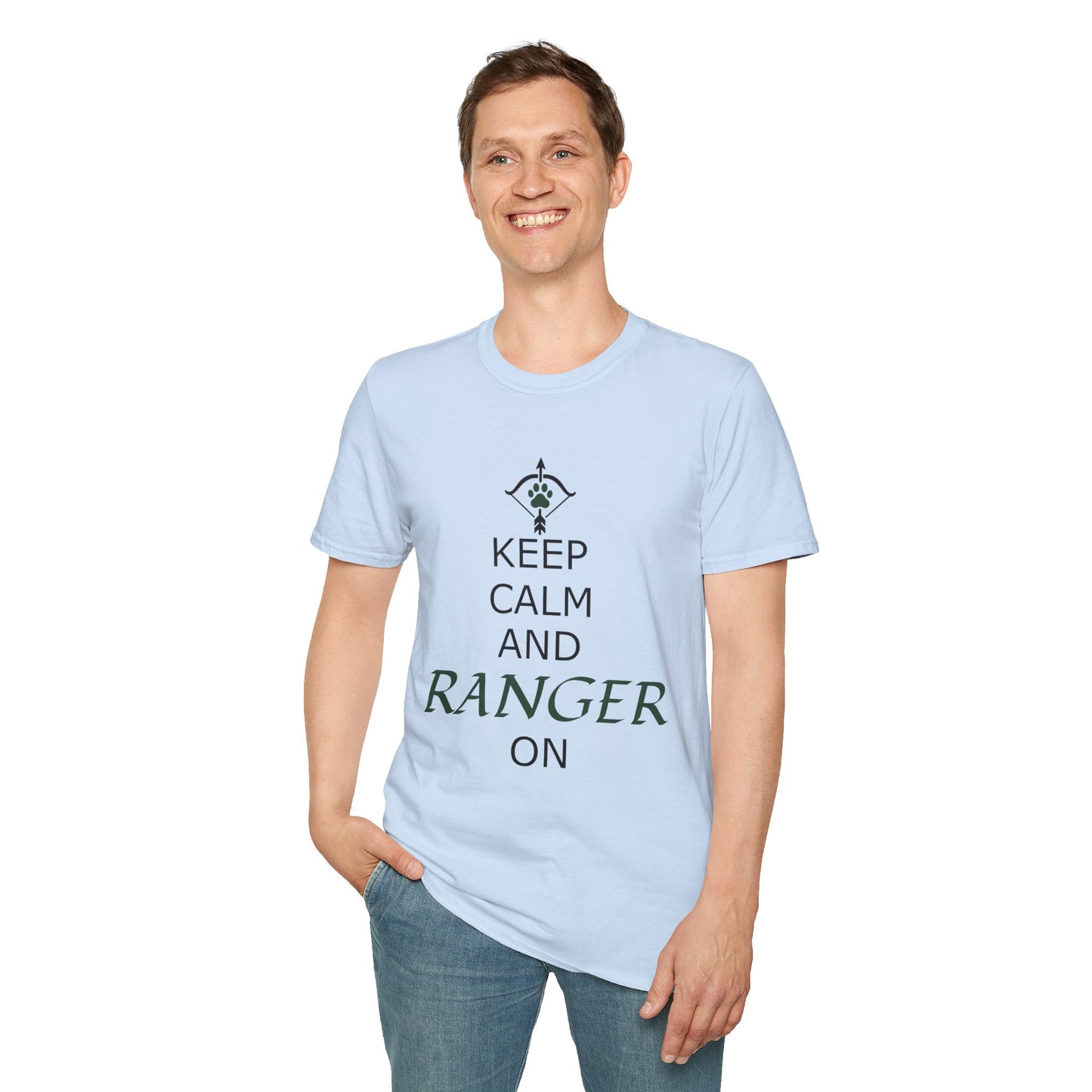 Relaxed Ranger Graphic T-Shirt with Inspiring Quote, Adventure Tee, Nature Lover Shirt, Gift for Outdoorsy Friends, Camping Apparel
