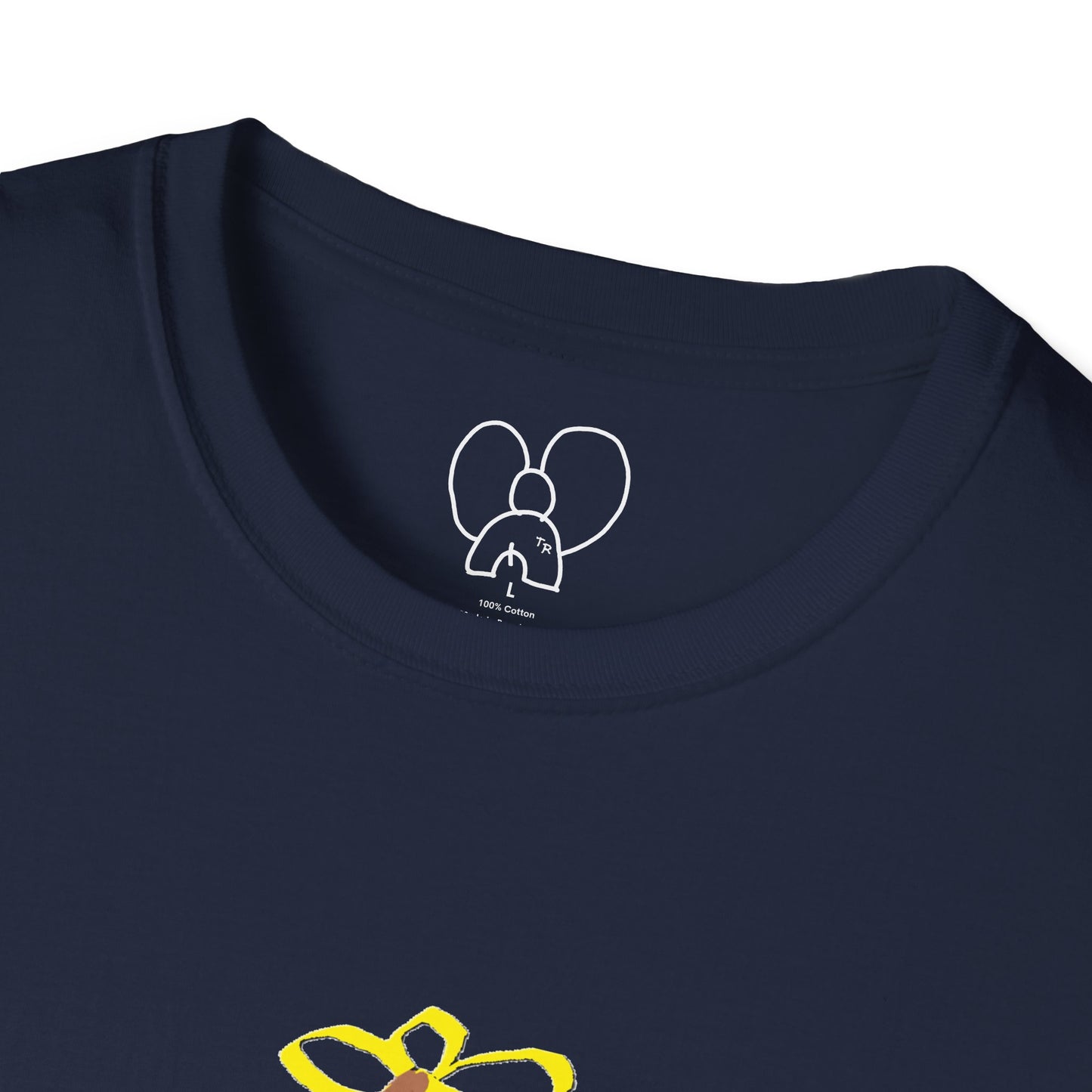 Unisex Softstyle T-Shirt with 'Miss You, Love You' Floral Design - Perfect for Gifts, Casual Wear, Friendship, Love