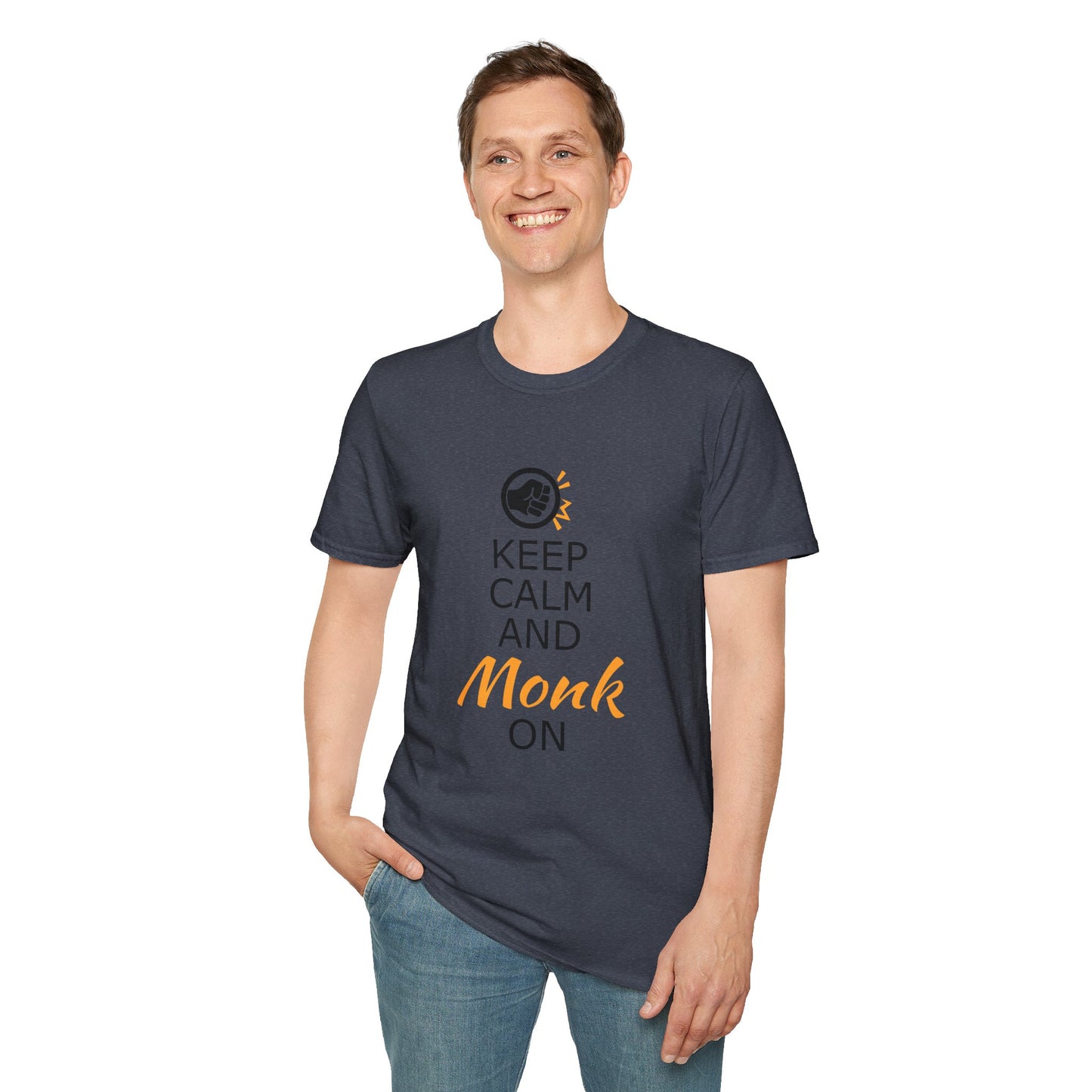 Unisex T-Shirt Keep Calm and Monk On