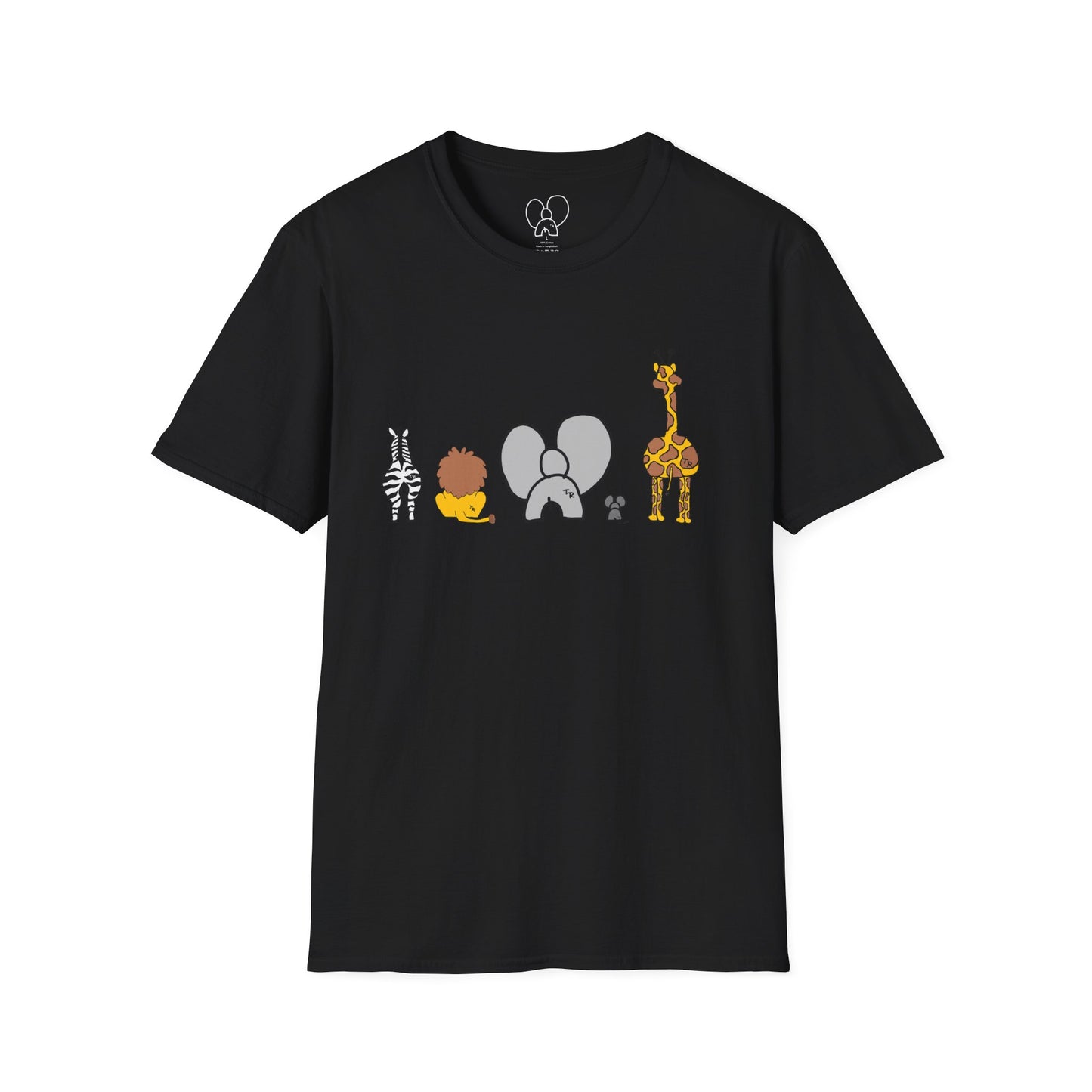 Animal Band Graphic T-Shirt, Cute Zoo Animal Tee, Unisex T-Shirt, Birthday Gift, Fun, Family, Party Outfit, Adventure Shirt
