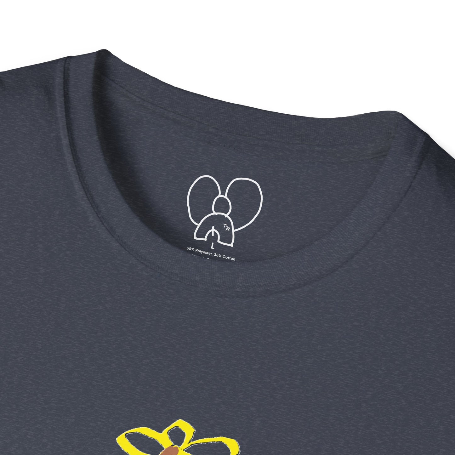 Unisex Softstyle T-Shirt with 'Miss You, Love You' Floral Design - Perfect for Gifts, Casual Wear, Friendship, Love