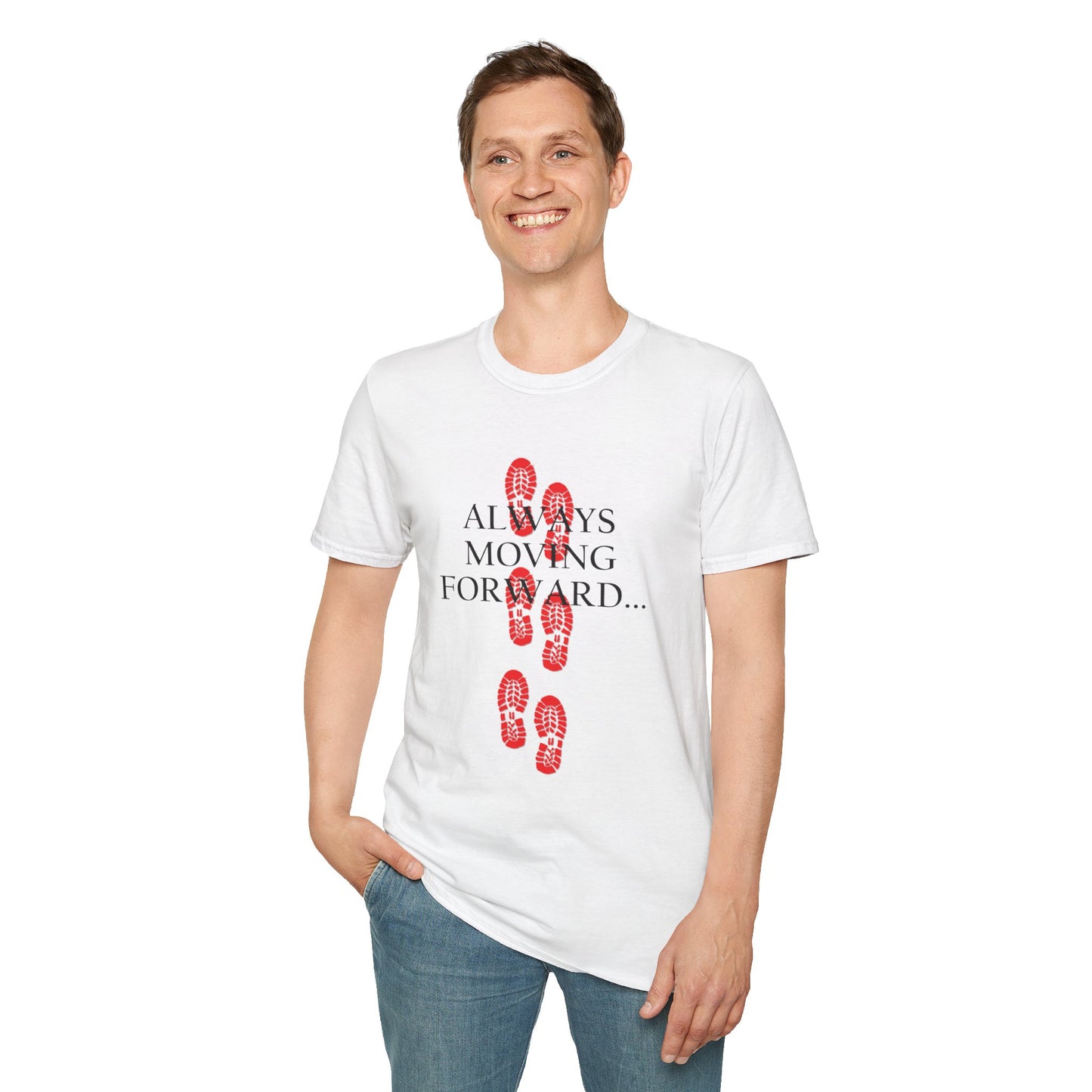 Inspirational T-Shirt for Journey Enthusiasts, Always Moving Forward, Embrace the Journey, Motivational Tee, Gift for Adventurers