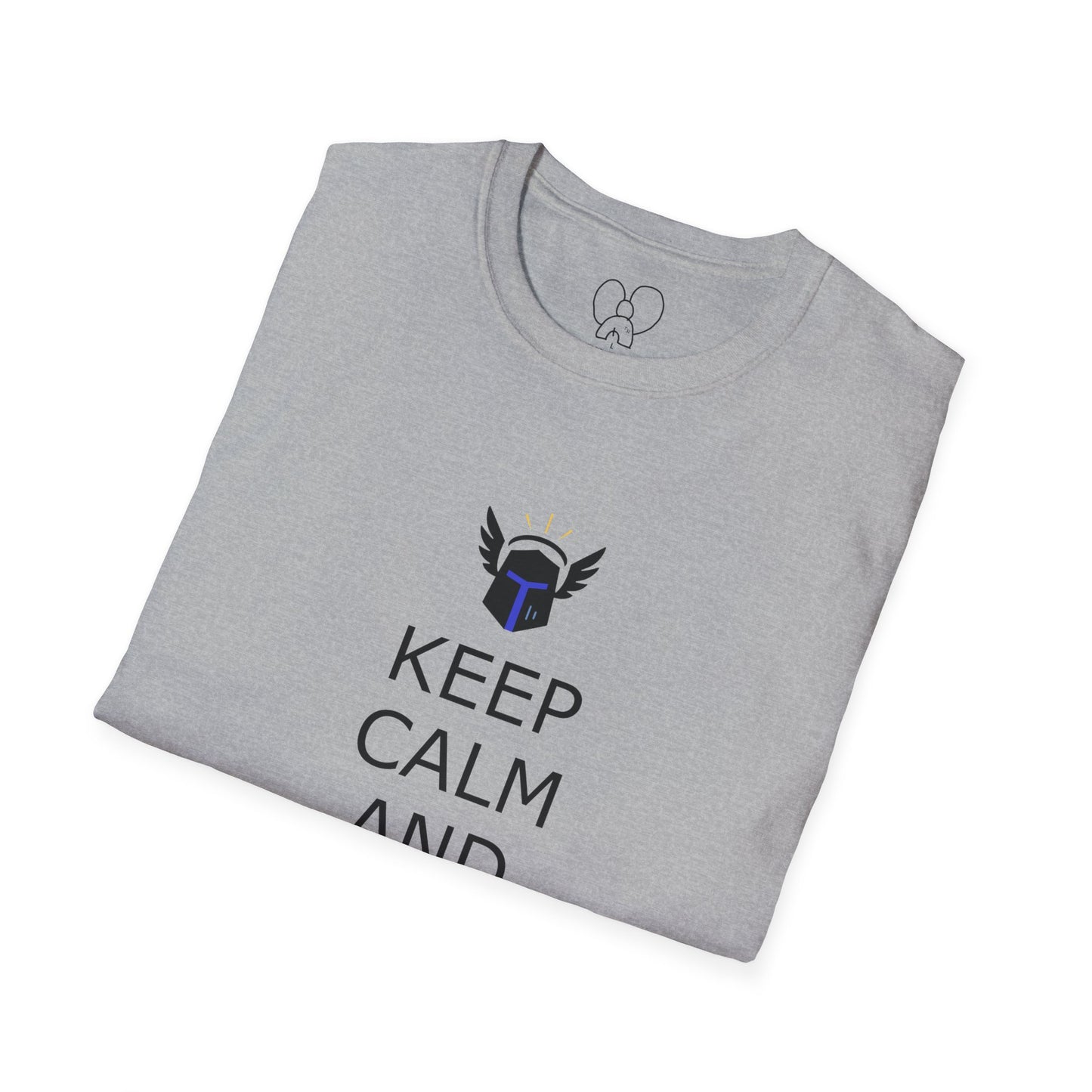 Keep Calm and Paladin On T-Shirt, Unisex Gaming Tee, Geeky Shirt, D&D Apparel, Casual Gift for Gamers, Unique Fantasy Merch