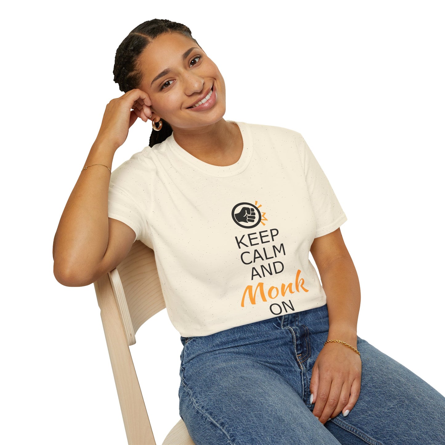 Unisex T-Shirt Keep Calm and Monk On