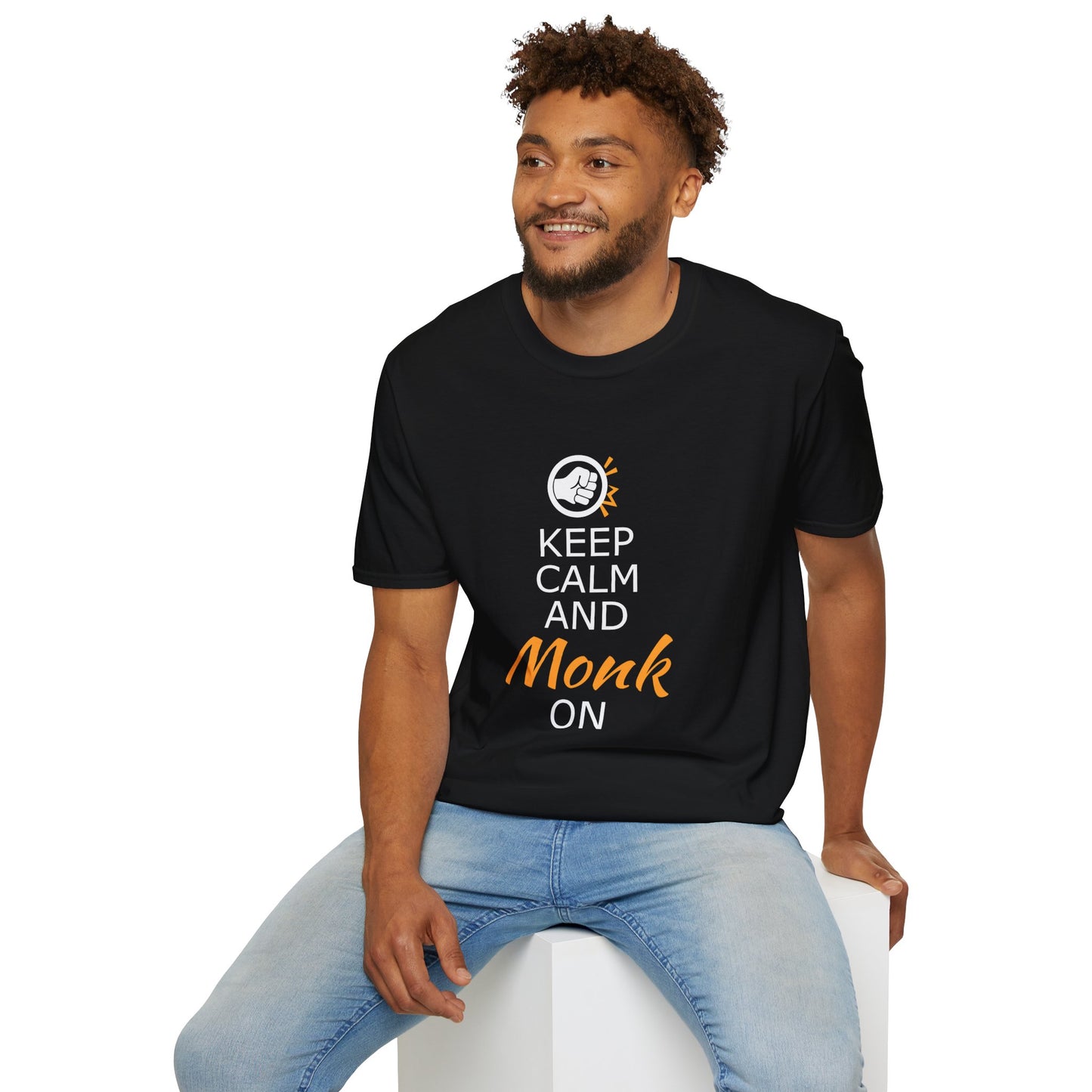 Unisex T-Shirt Keep Calm and Monk On