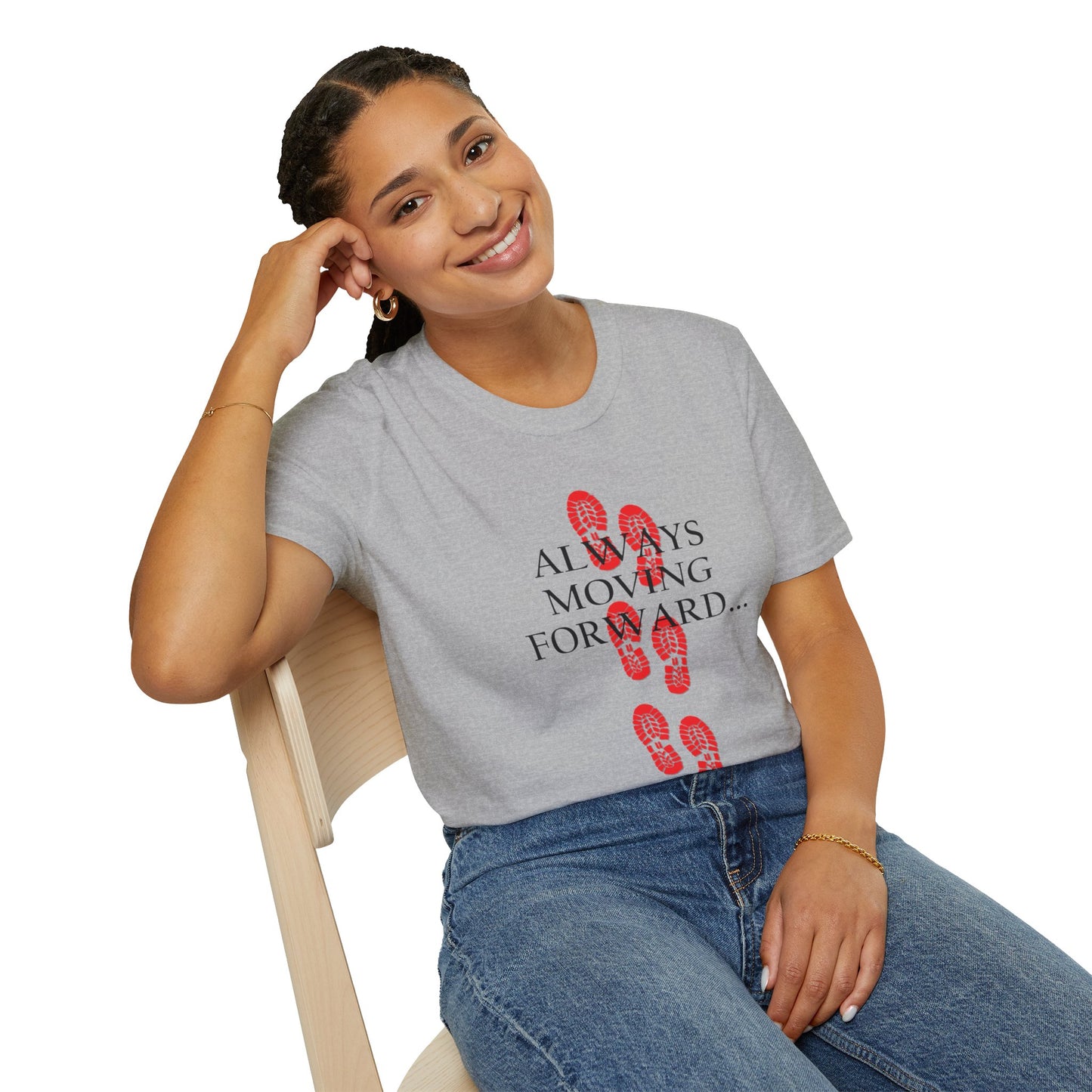 Inspirational T-Shirt for Journey Enthusiasts, Always Moving Forward, Embrace the Journey, Motivational Tee, Gift for Adventurers