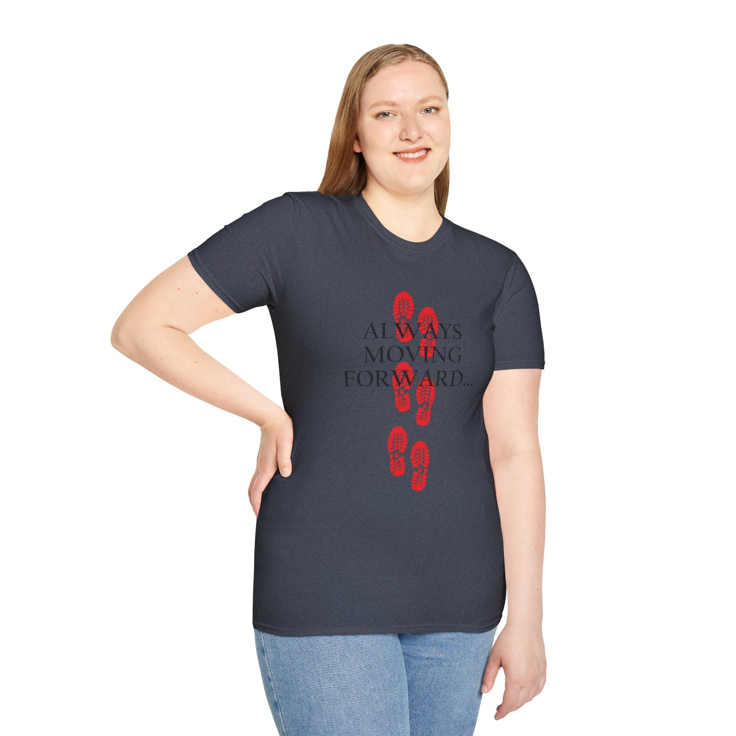 Inspirational T-Shirt for Journey Enthusiasts, Always Moving Forward, Embrace the Journey, Motivational Tee, Gift for Adventurers