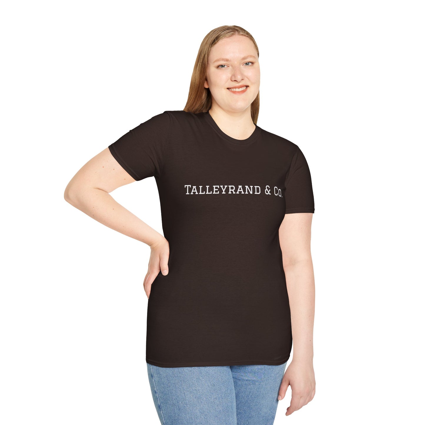Classic Unisex Softstyle T-Shirt with Talleyrand & Co. Design, Casual Wear, Gift Idea, Everyday Basics, Trendy Fashion, Unisex Tee