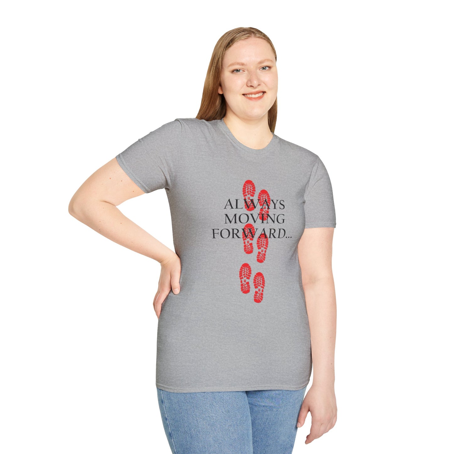 Inspirational T-Shirt for Journey Enthusiasts, Always Moving Forward, Embrace the Journey, Motivational Tee, Gift for Adventurers