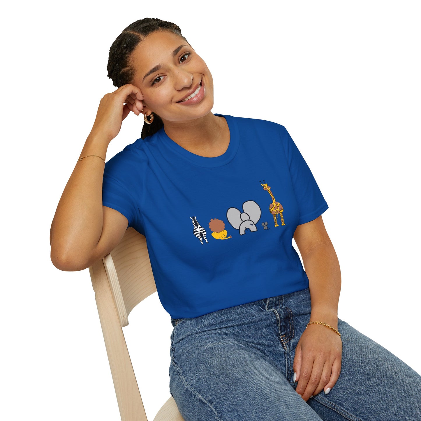 Animal Band Graphic T-Shirt, Cute Zoo Animal Tee, Unisex T-Shirt, Birthday Gift, Fun, Family, Party Outfit, Adventure Shirt