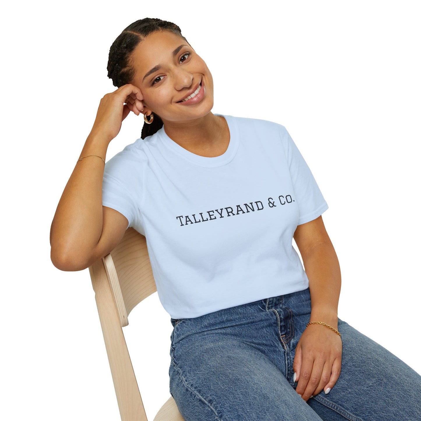 Classic Unisex Softstyle T-Shirt with Talleyrand & Co. Design, Casual Wear, Gift Idea, Everyday Basics, Trendy Fashion, Unisex Tee