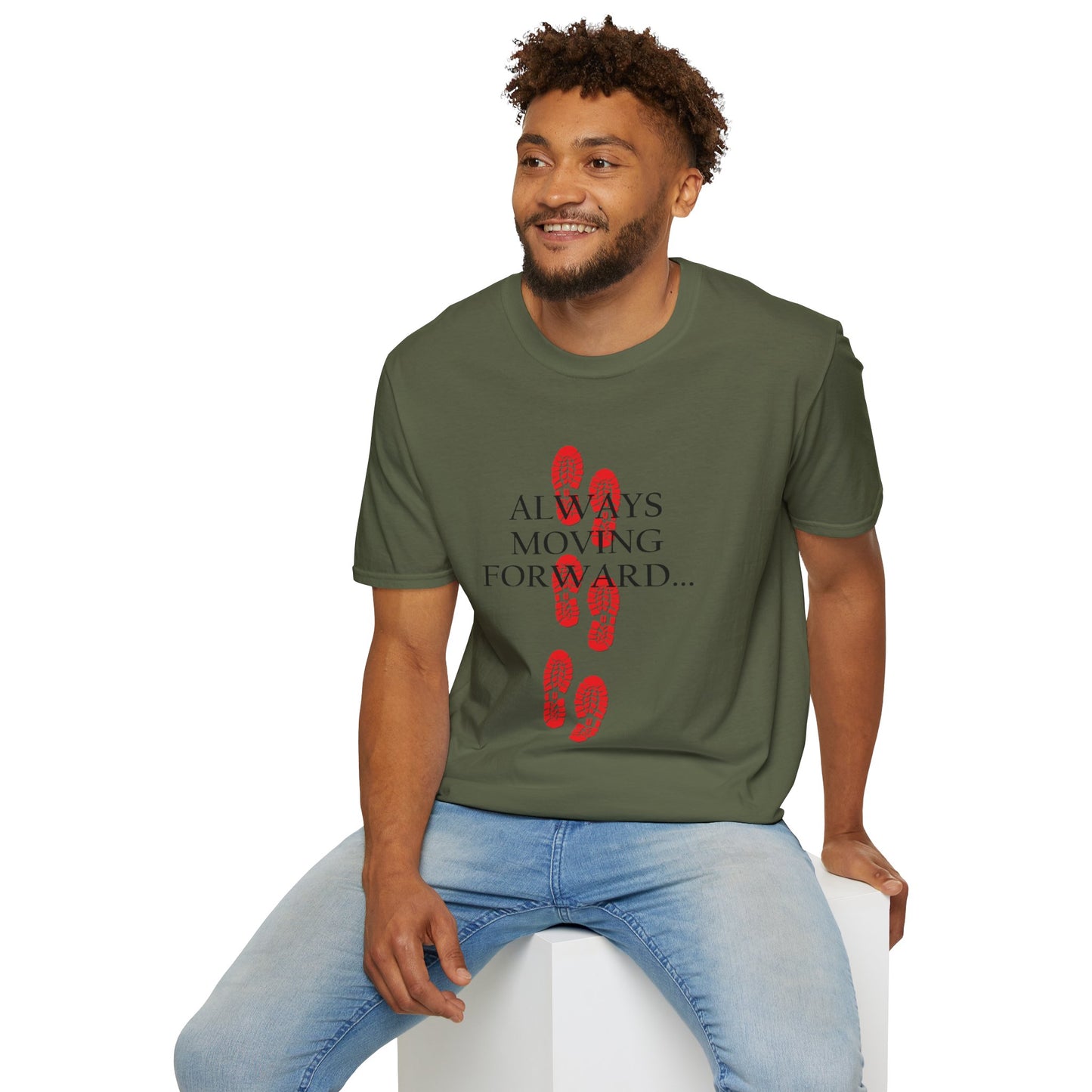 Inspirational T-Shirt for Journey Enthusiasts, Always Moving Forward, Embrace the Journey, Motivational Tee, Gift for Adventurers