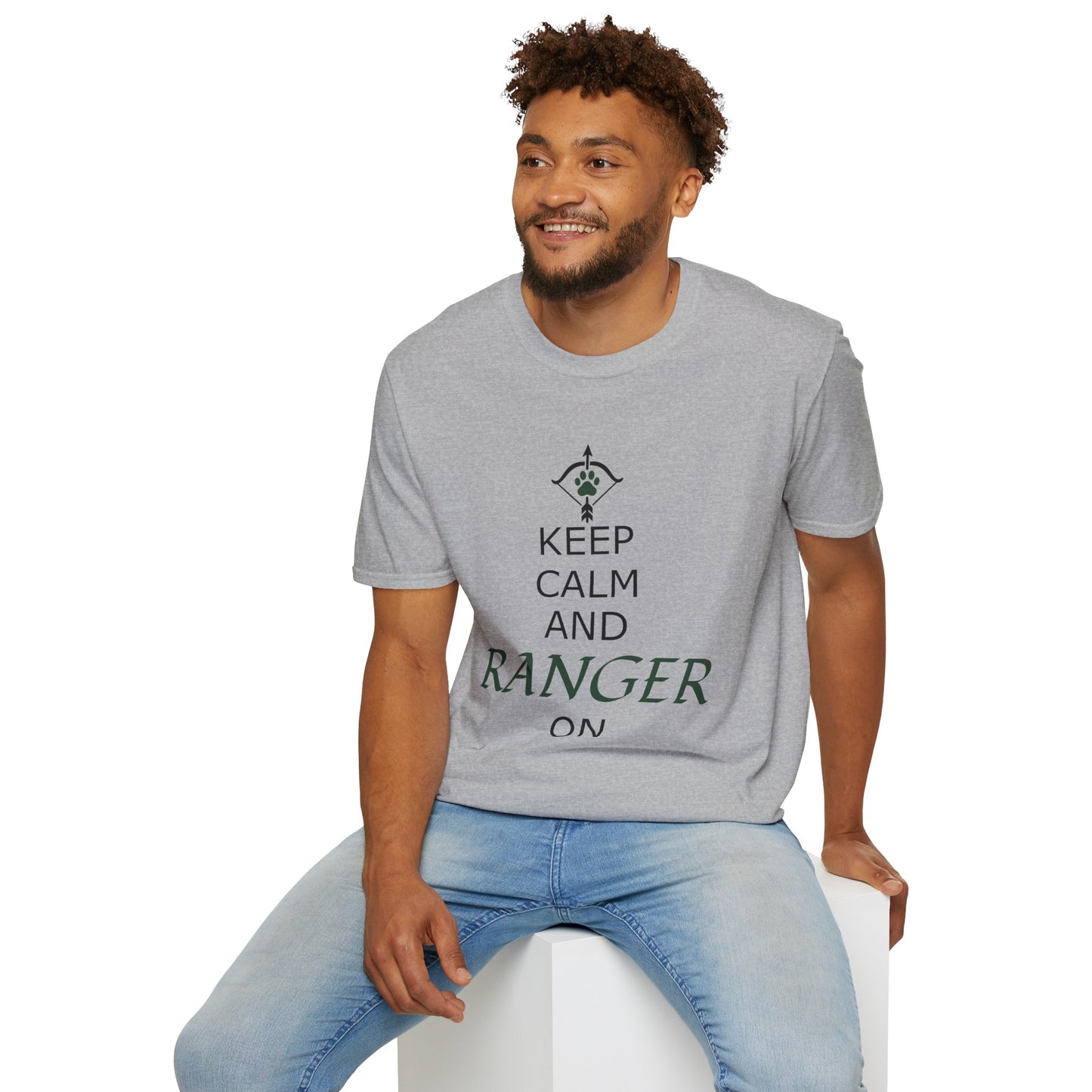 Relaxed Ranger Graphic T-Shirt with Inspiring Quote, Adventure Tee, Nature Lover Shirt, Gift for Outdoorsy Friends, Camping Apparel