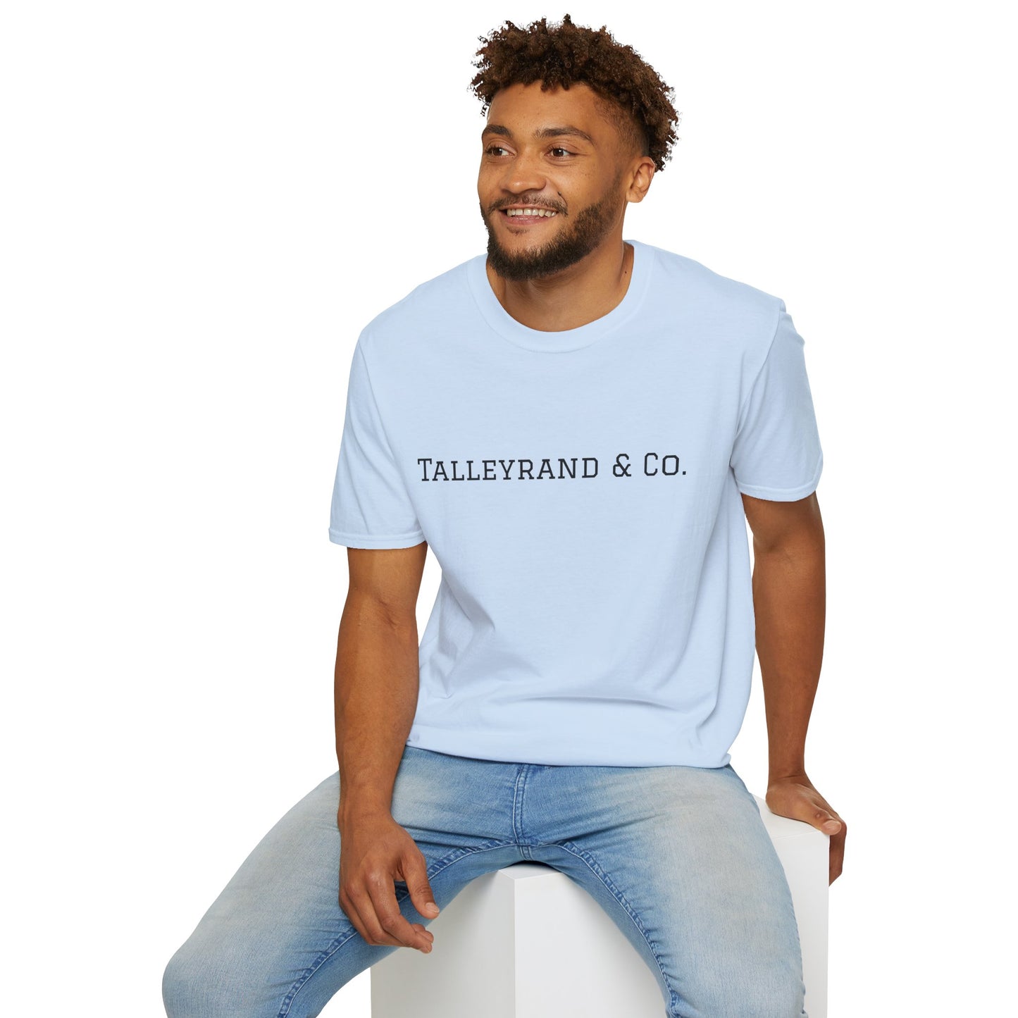 Classic Unisex Softstyle T-Shirt with Talleyrand & Co. Design, Casual Wear, Gift Idea, Everyday Basics, Trendy Fashion, Unisex Tee