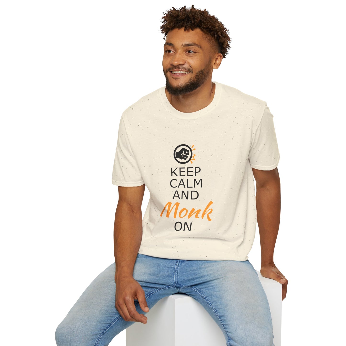 Unisex T-Shirt Keep Calm and Monk On