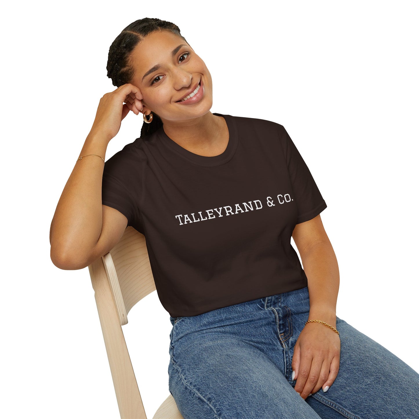 Classic Unisex Softstyle T-Shirt with Talleyrand & Co. Design, Casual Wear, Gift Idea, Everyday Basics, Trendy Fashion, Unisex Tee