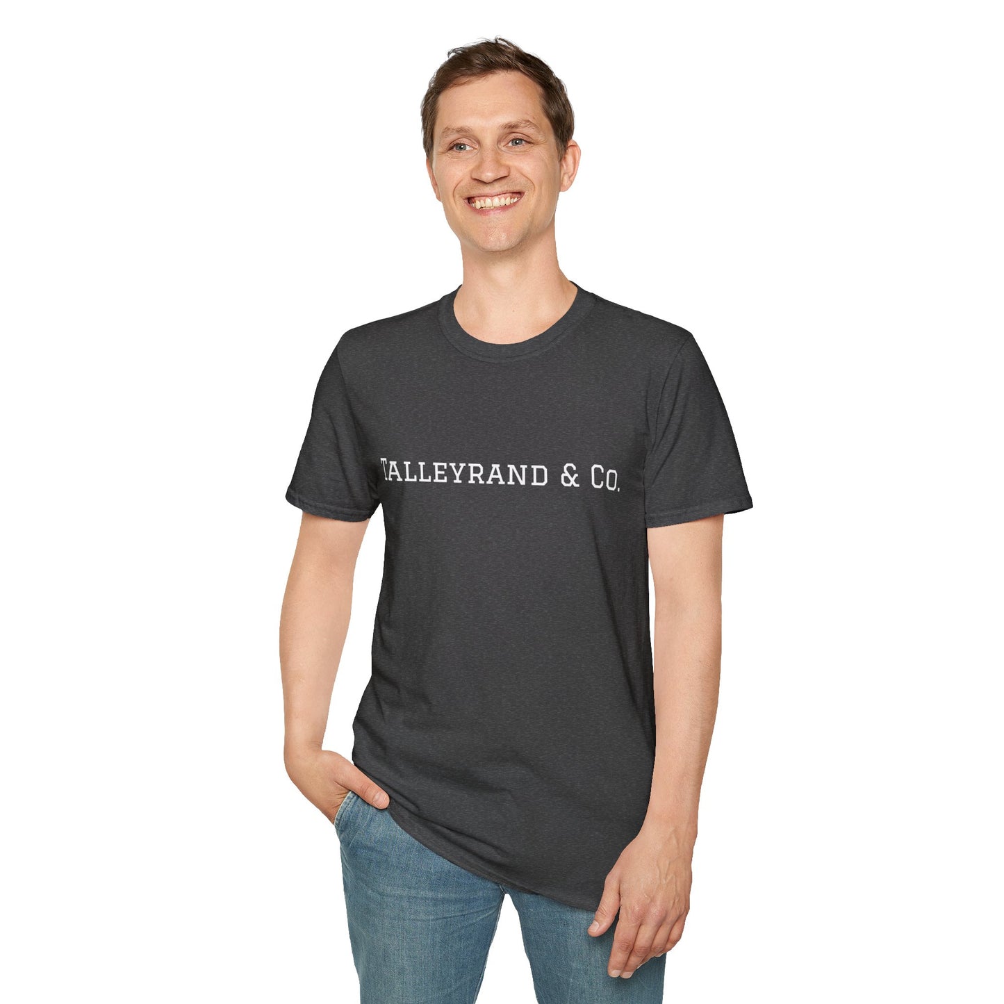 Classic Unisex Softstyle T-Shirt with Talleyrand & Co. Design, Casual Wear, Gift Idea, Everyday Basics, Trendy Fashion, Unisex Tee