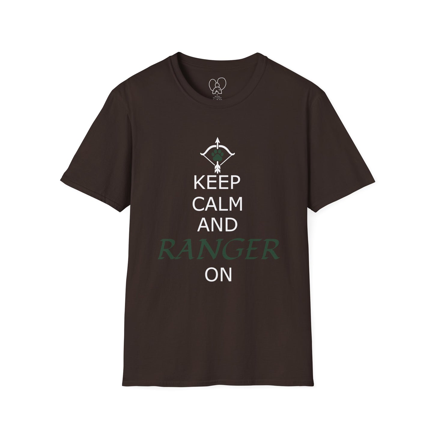 Relaxed Ranger Graphic T-Shirt with Inspiring Quote, Adventure Tee, Nature Lover Shirt, Gift for Outdoorsy Friends, Camping Apparel