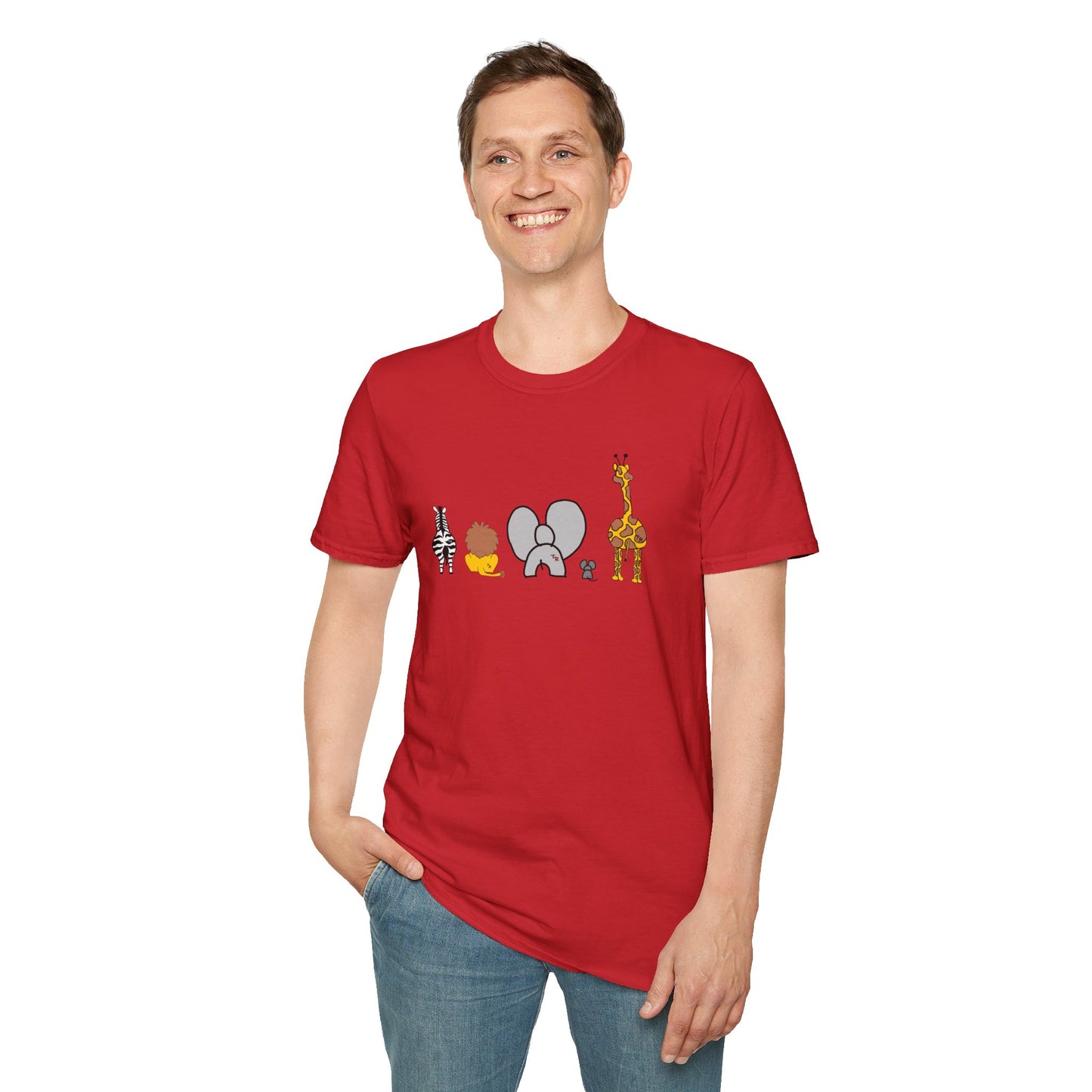 Animal Band Graphic T-Shirt, Cute Zoo Animal Tee, Unisex T-Shirt, Birthday Gift, Fun, Family, Party Outfit, Adventure Shirt