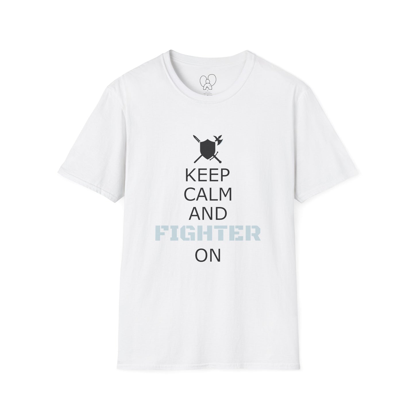 Keep Calm Fighter Unisex T-Shirt, Inspirational Tee, Motivational Apparel, Gift for Fighters, Self-Improvement Outfit