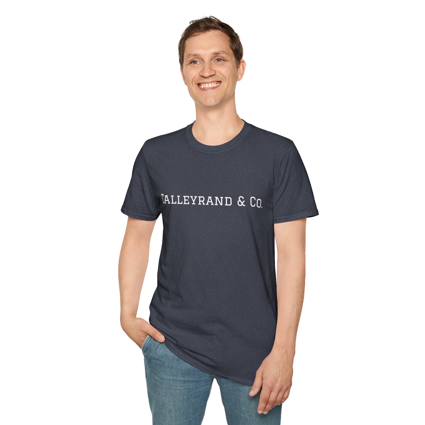 Classic Unisex Softstyle T-Shirt with Talleyrand & Co. Design, Casual Wear, Gift Idea, Everyday Basics, Trendy Fashion, Unisex Tee