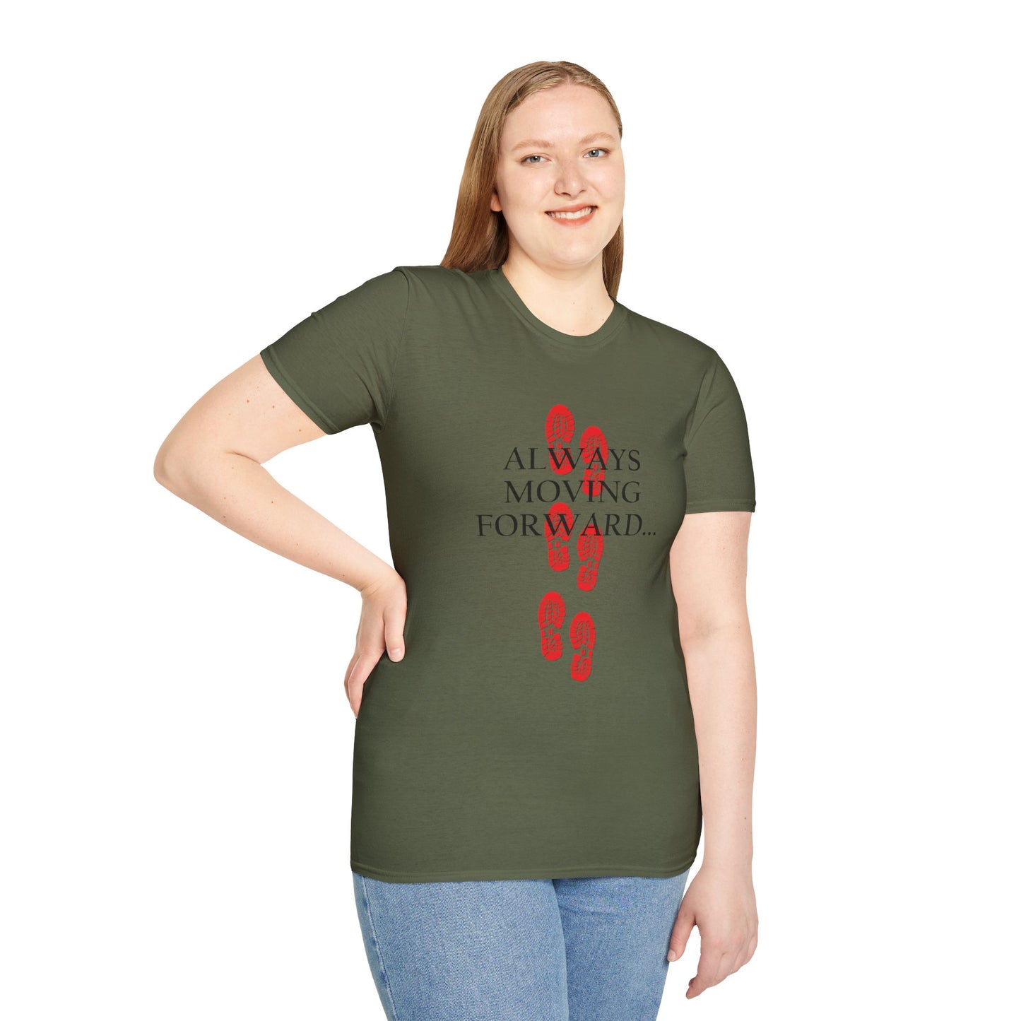 Inspirational T-Shirt for Journey Enthusiasts, Always Moving Forward, Embrace the Journey, Motivational Tee, Gift for Adventurers