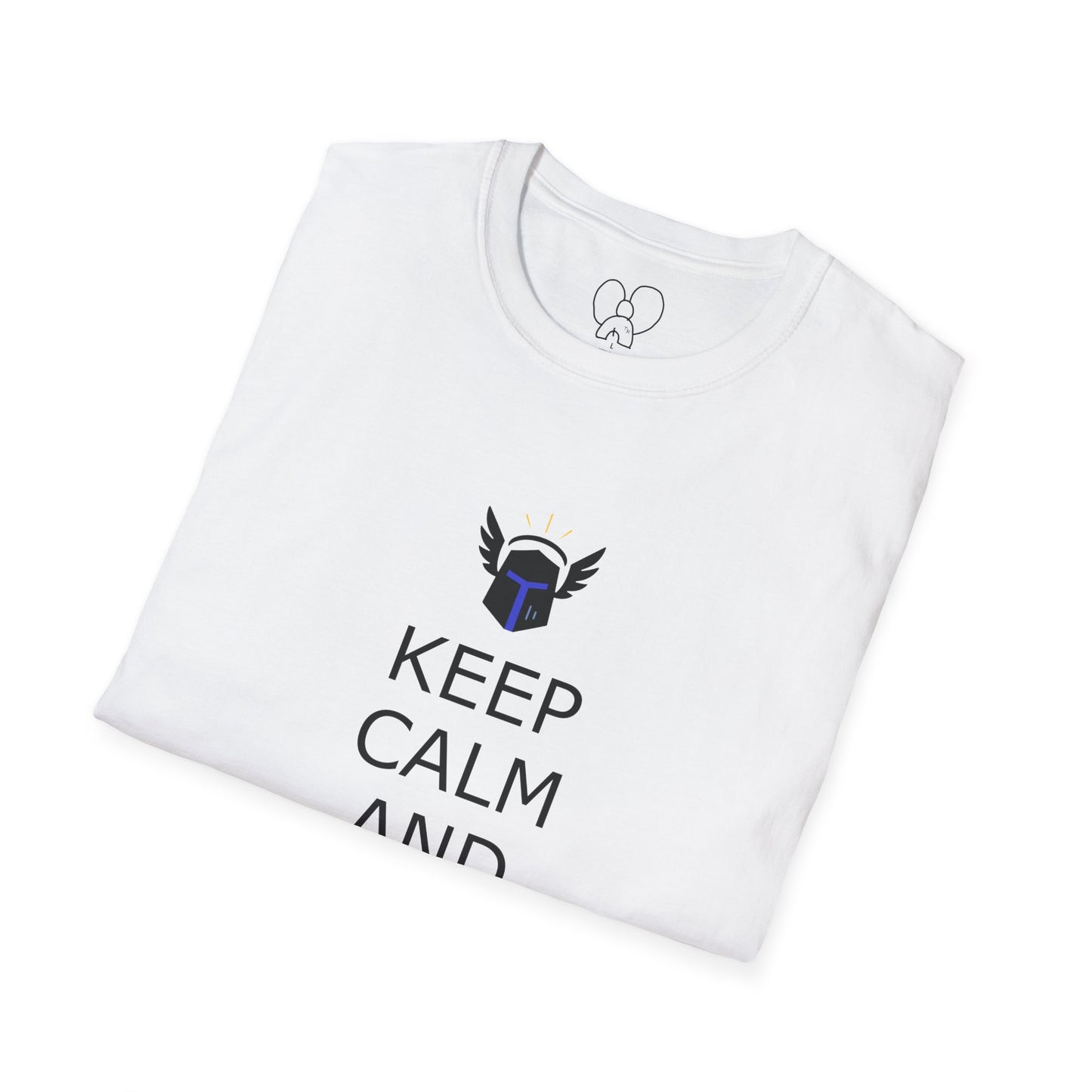 Keep Calm and Paladin On T-Shirt, Unisex Gaming Tee, Geeky Shirt, D&D Apparel, Casual Gift for Gamers, Unique Fantasy Merch