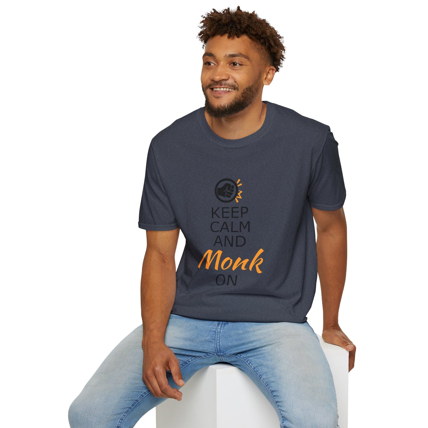 Unisex T-Shirt Keep Calm and Monk On