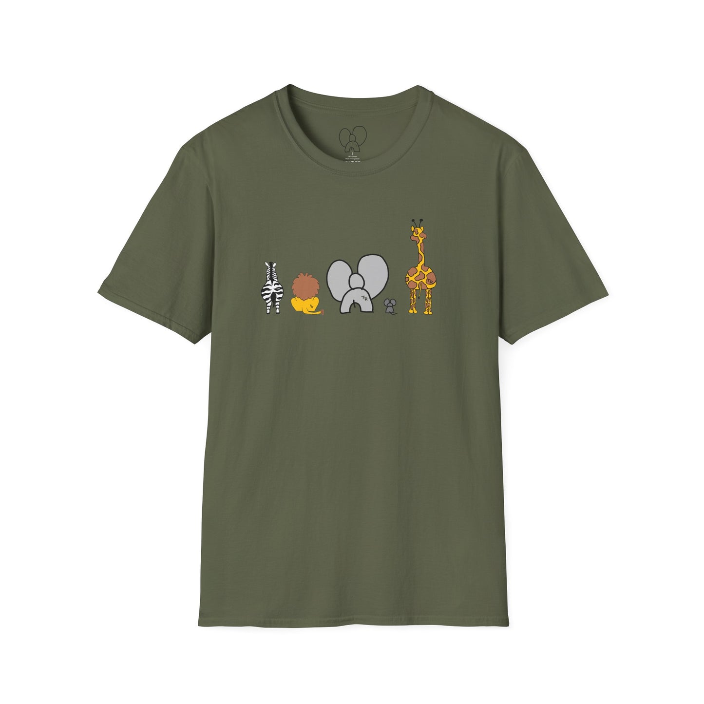 Animal Band Graphic T-Shirt, Cute Zoo Animal Tee, Unisex T-Shirt, Birthday Gift, Fun, Family, Party Outfit, Adventure Shirt