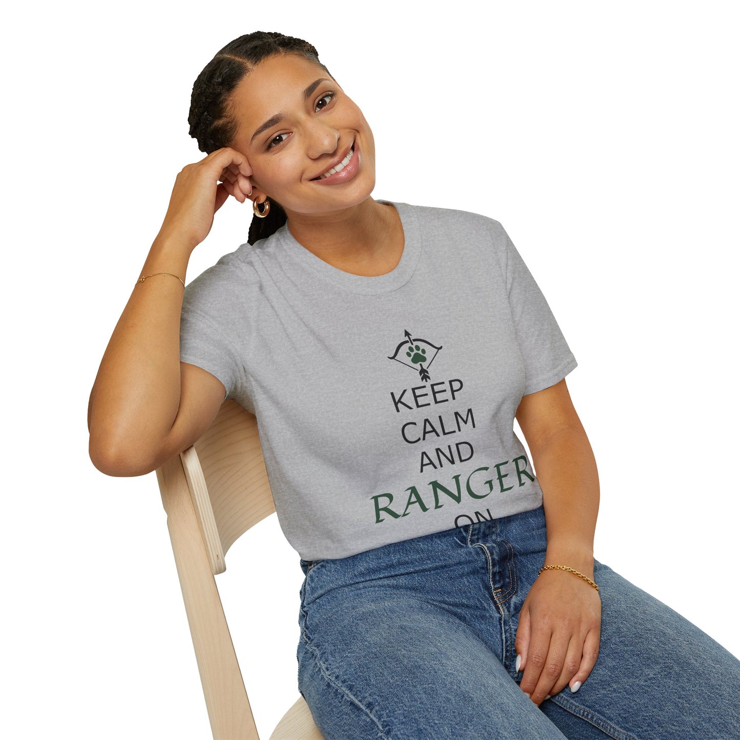 Relaxed Ranger Graphic T-Shirt with Inspiring Quote, Adventure Tee, Nature Lover Shirt, Gift for Outdoorsy Friends, Camping Apparel