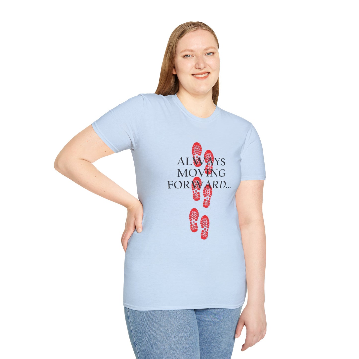 Inspirational T-Shirt for Journey Enthusiasts, Always Moving Forward, Embrace the Journey, Motivational Tee, Gift for Adventurers