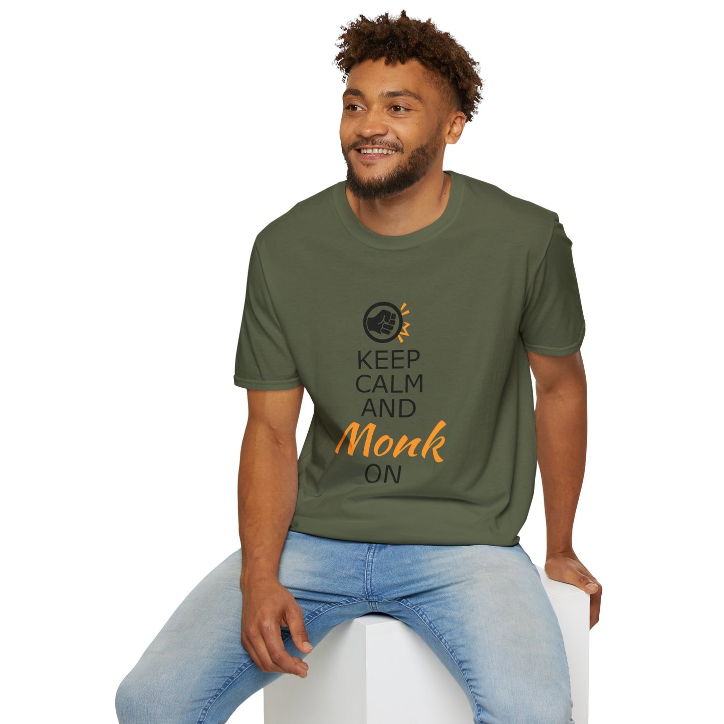 Unisex T-Shirt Keep Calm and Monk On