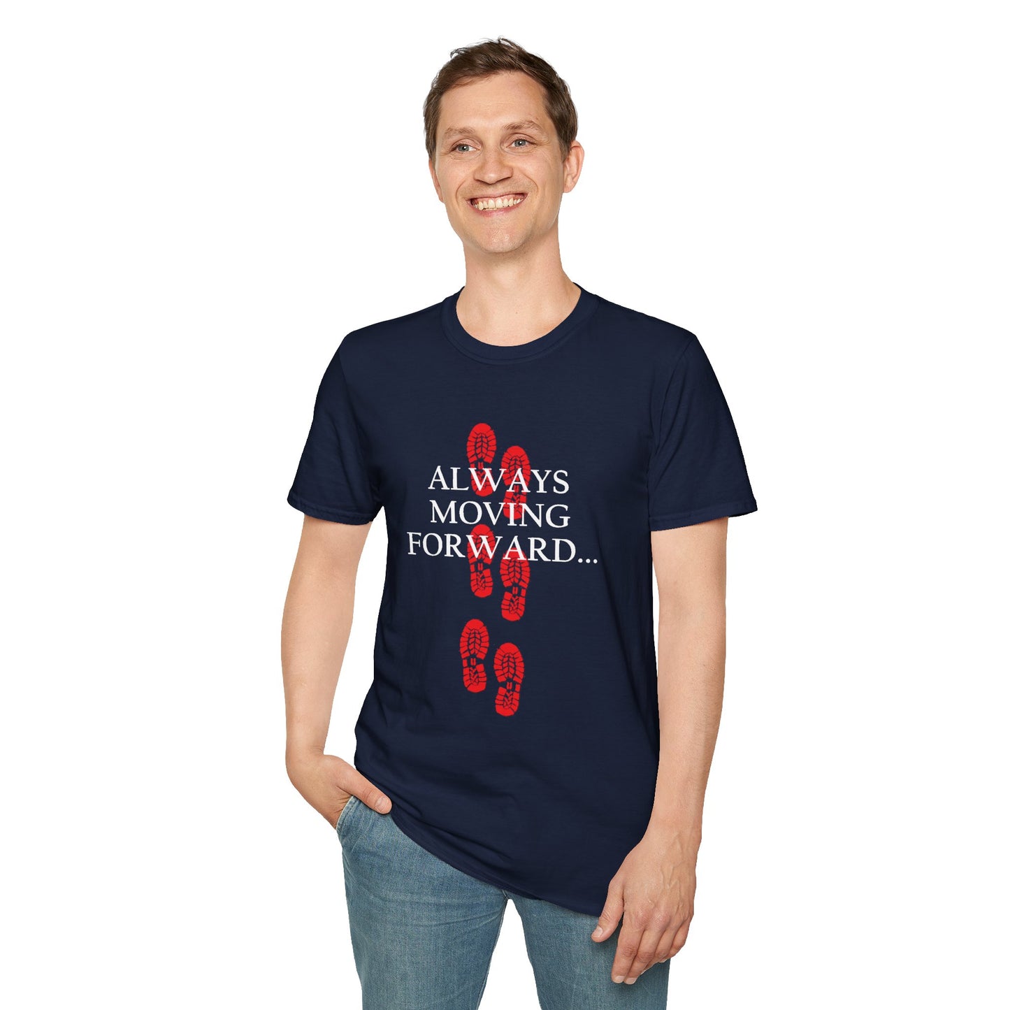 Inspirational T-Shirt for Journey Enthusiasts, Always Moving Forward, Embrace the Journey, Motivational Tee, Gift for Adventurers