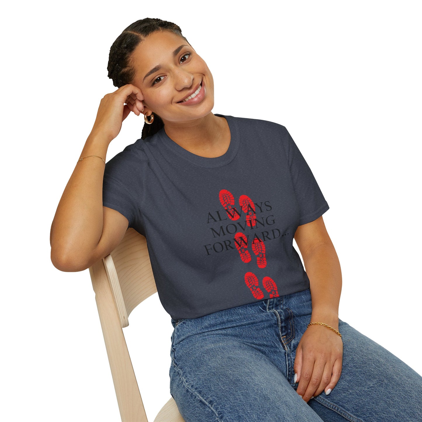Inspirational T-Shirt for Journey Enthusiasts, Always Moving Forward, Embrace the Journey, Motivational Tee, Gift for Adventurers