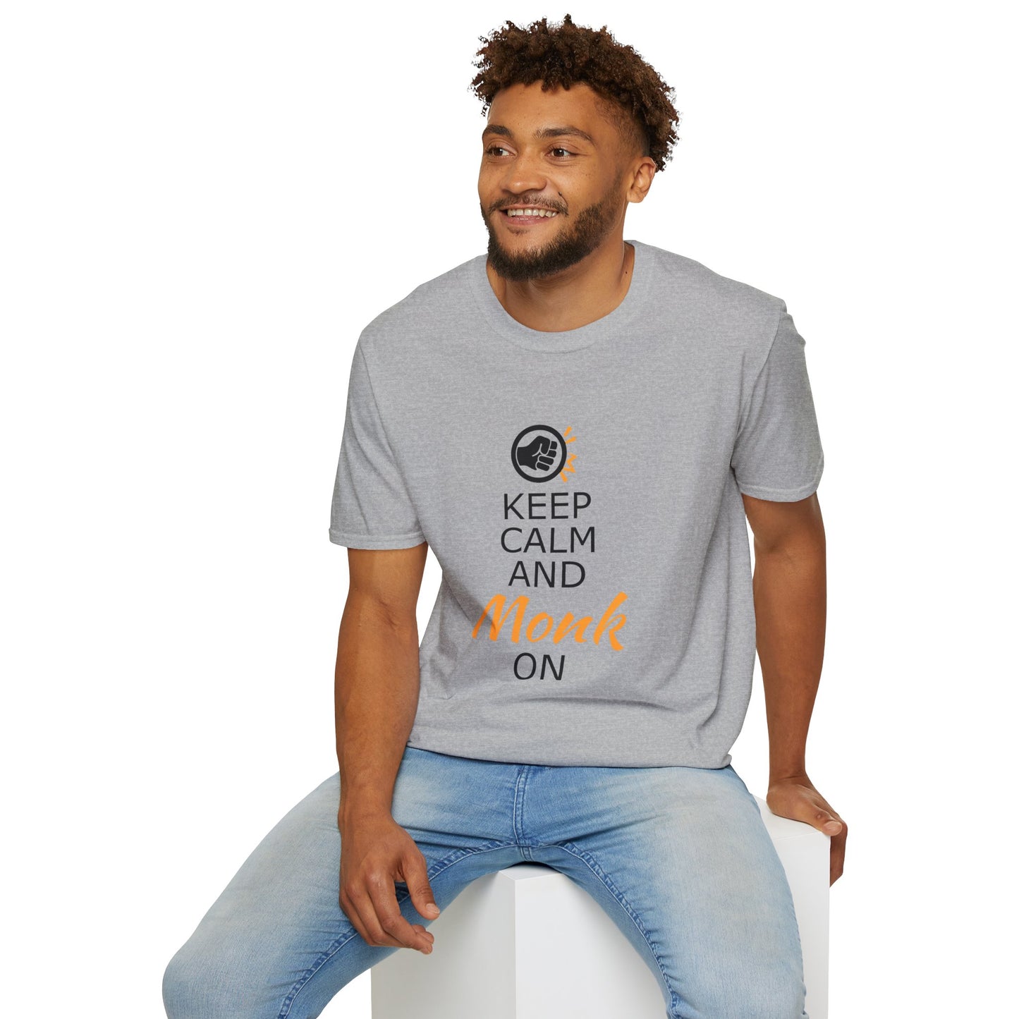 Unisex T-Shirt Keep Calm and Monk On