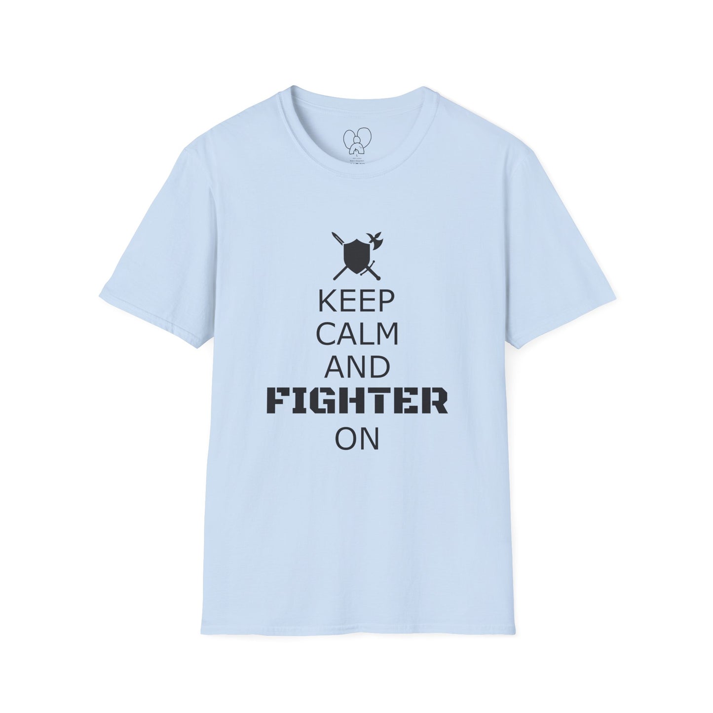 Keep Calm Fighter Unisex T-Shirt, Inspirational Tee, Motivational Apparel, Gift for Fighters, Self-Improvement Outfit