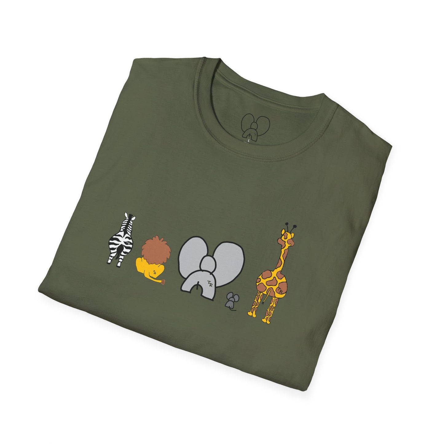 Animal Band Graphic T-Shirt, Cute Zoo Animal Tee, Unisex T-Shirt, Birthday Gift, Fun, Family, Party Outfit, Adventure Shirt