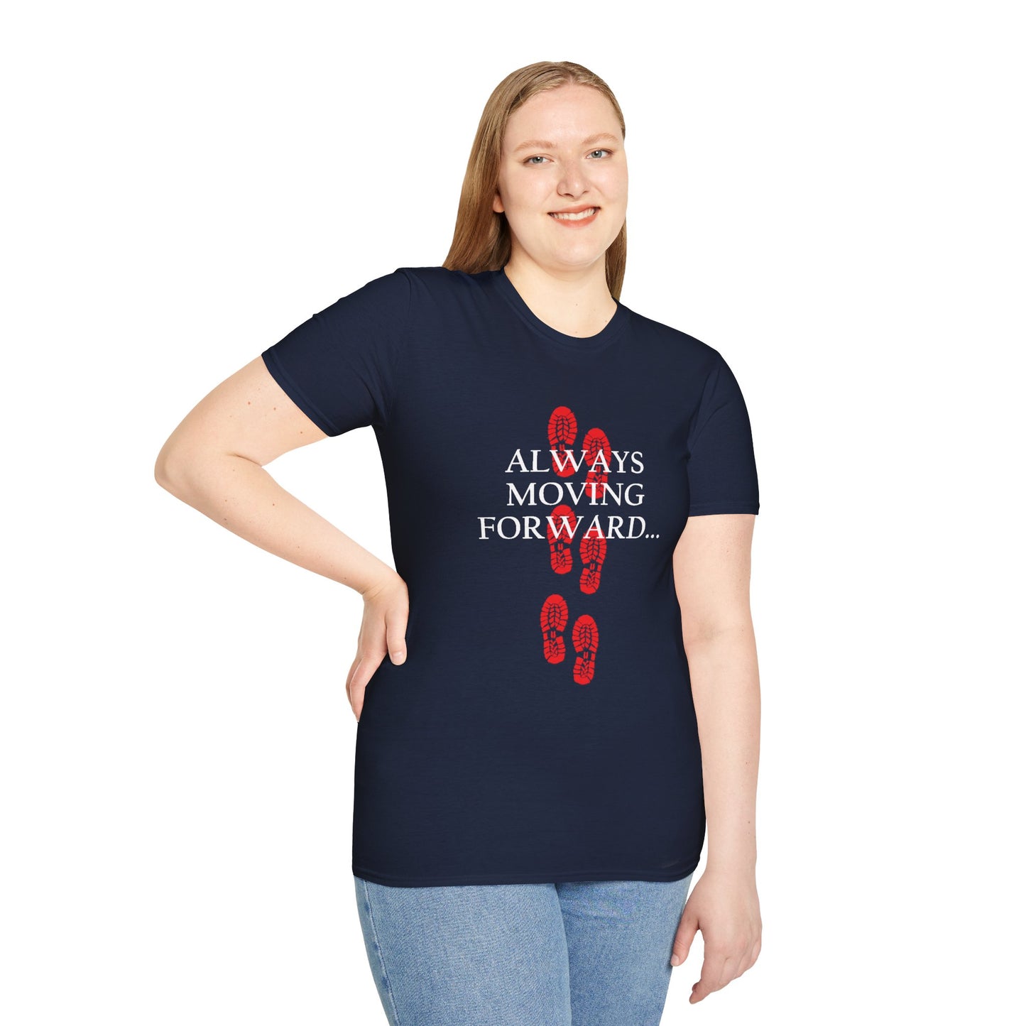 Inspirational T-Shirt for Journey Enthusiasts, Always Moving Forward, Embrace the Journey, Motivational Tee, Gift for Adventurers