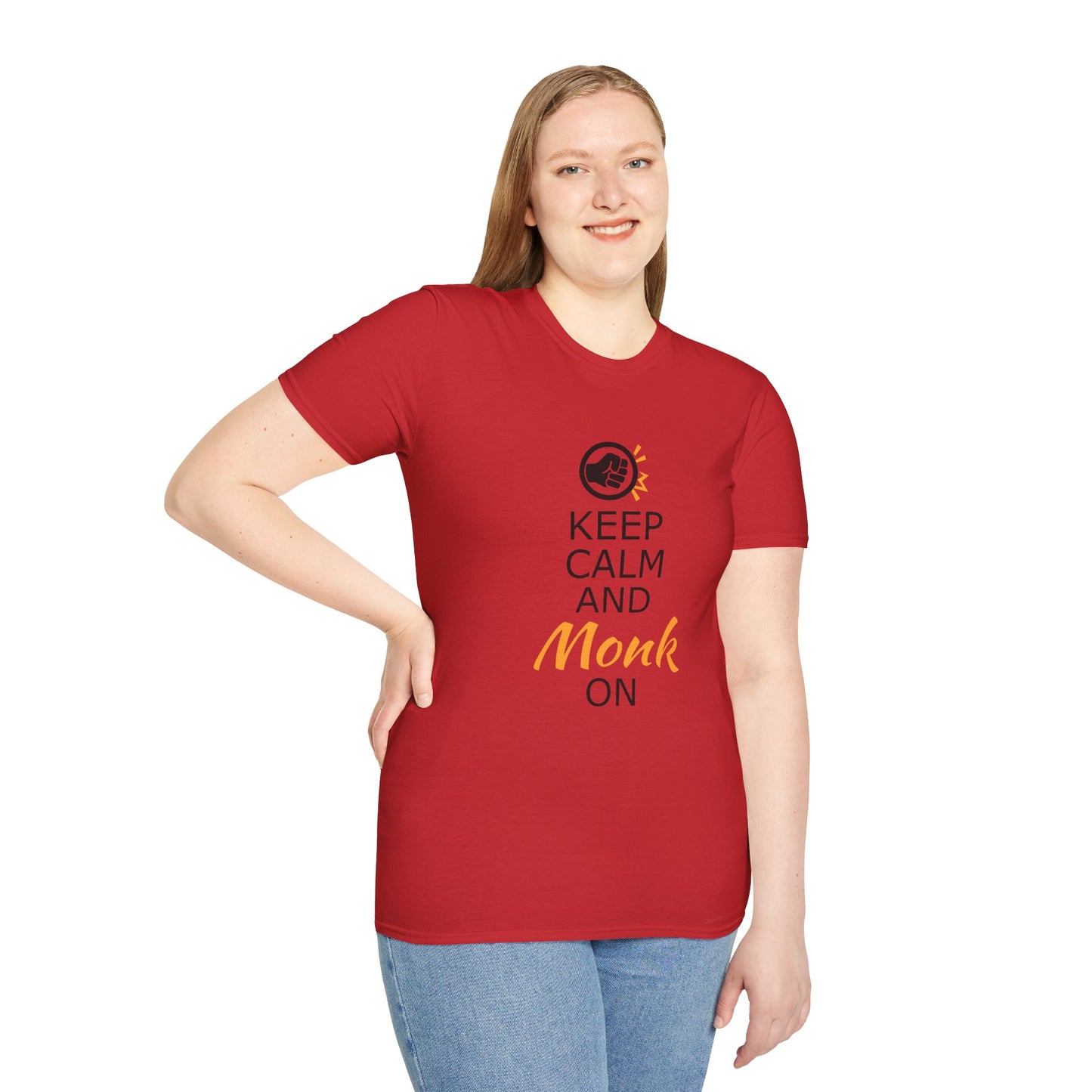Unisex T-Shirt Keep Calm and Monk On