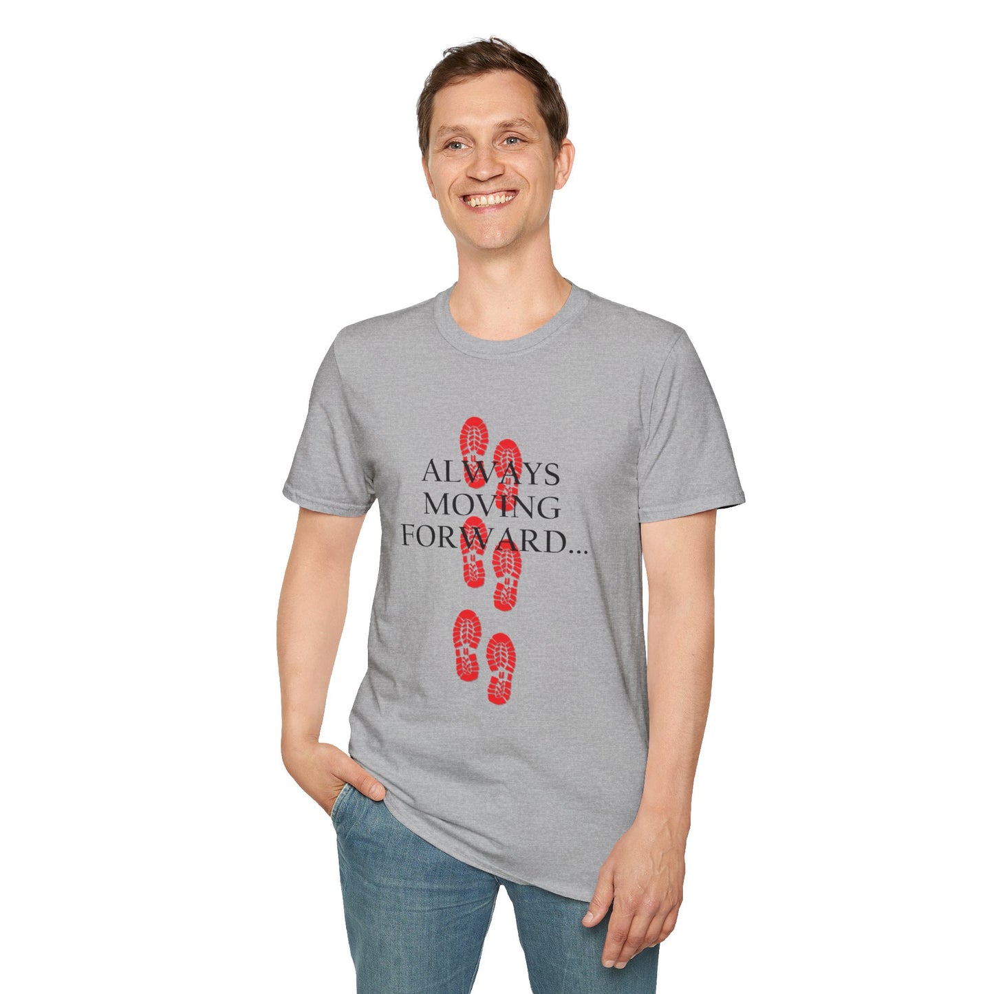 Inspirational T-Shirt for Journey Enthusiasts, Always Moving Forward, Embrace the Journey, Motivational Tee, Gift for Adventurers