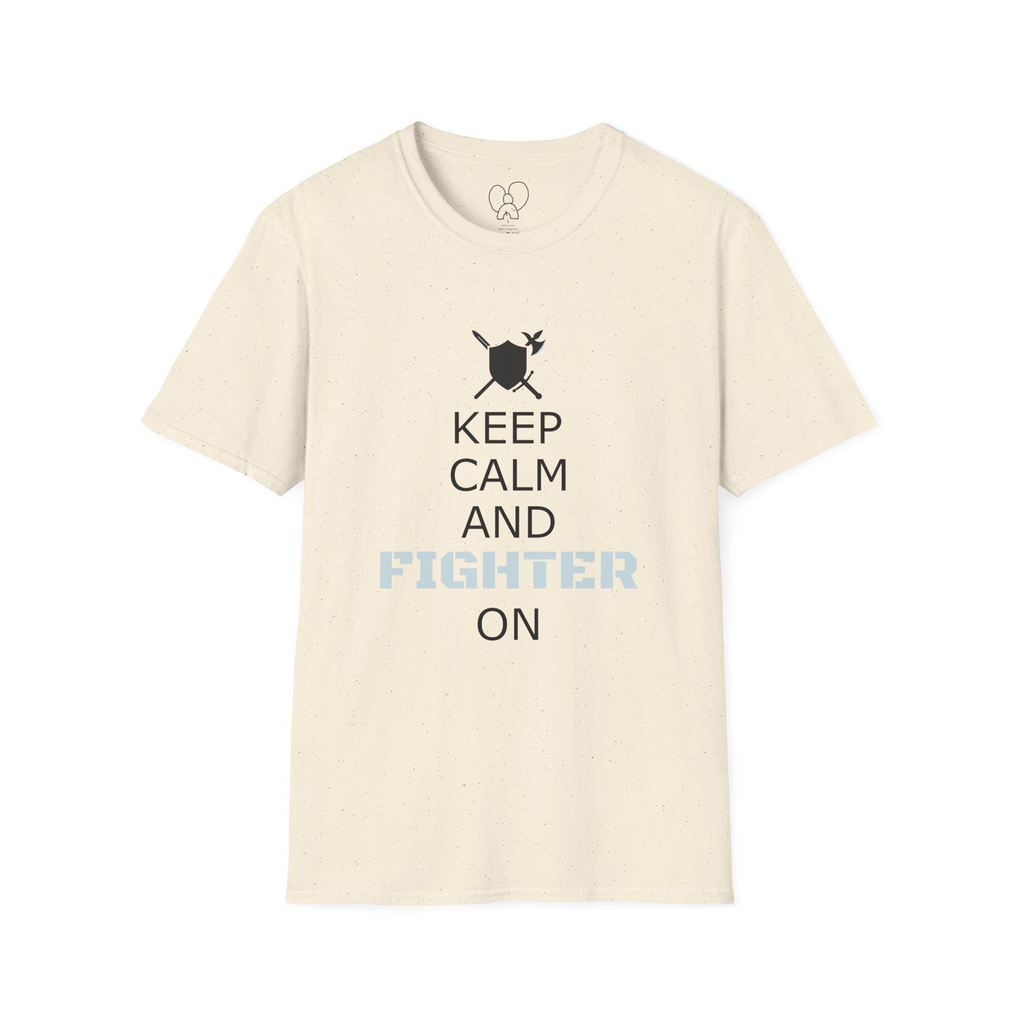 Keep Calm Fighter Unisex T-Shirt, Inspirational Tee, Motivational Apparel, Gift for Fighters, Self-Improvement Outfit