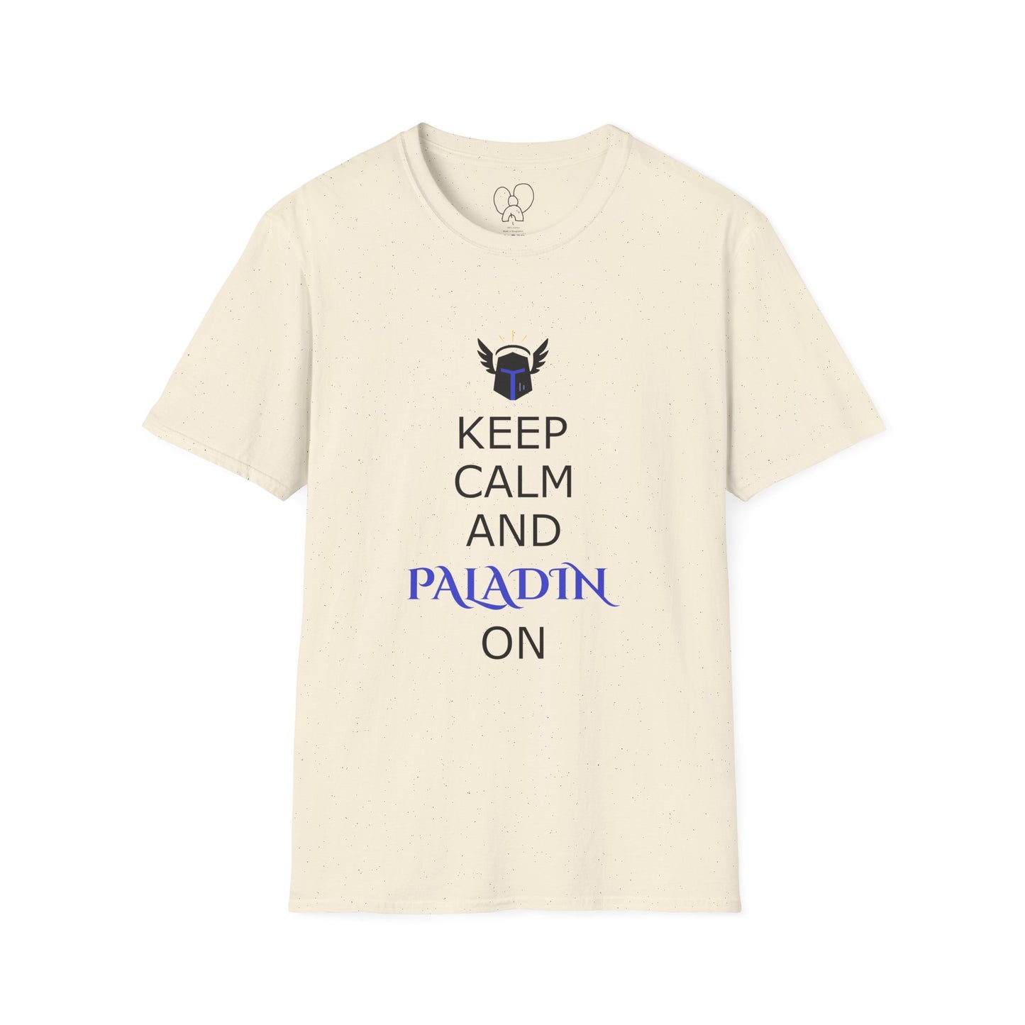 Keep Calm and Paladin On T-Shirt, Unisex Gaming Tee, Geeky Shirt, D&D Apparel, Casual Gift for Gamers, Unique Fantasy Merch