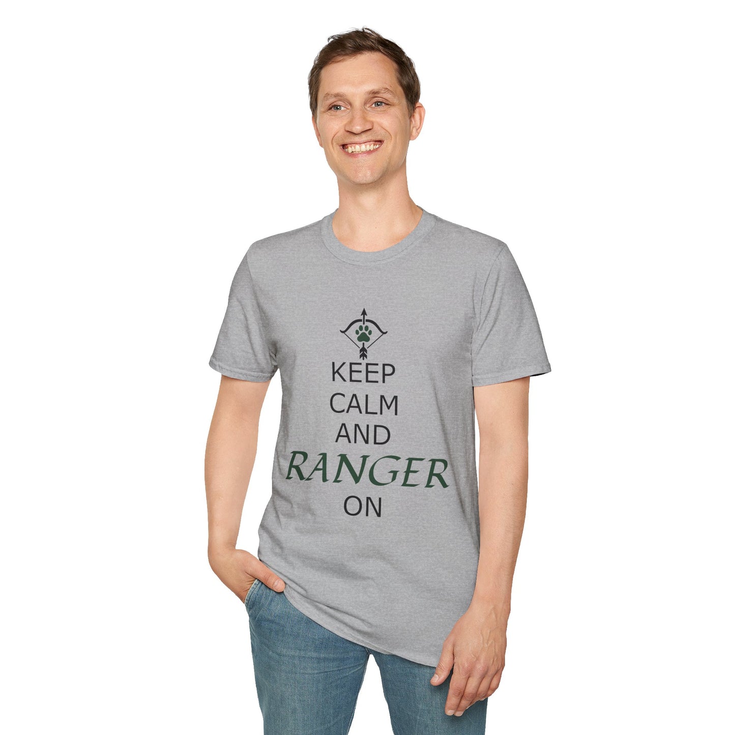 Relaxed Ranger Graphic T-Shirt with Inspiring Quote, Adventure Tee, Nature Lover Shirt, Gift for Outdoorsy Friends, Camping Apparel