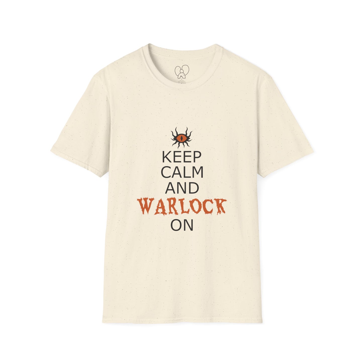 Keep Calm and Warlock On T-Shirt, Halloween Shirt, Gift for Witches, Unisex Tee, Spooky Style, Casual Everyday Wear